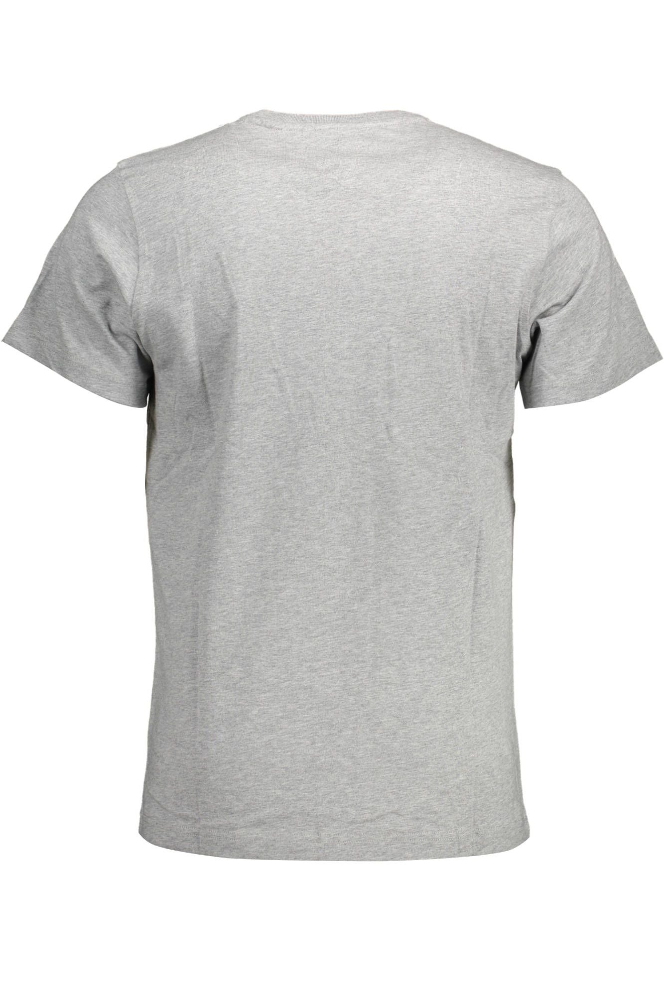 Gray Cotton Men T-Shirt - GLAMHUB BOUTIQUE 