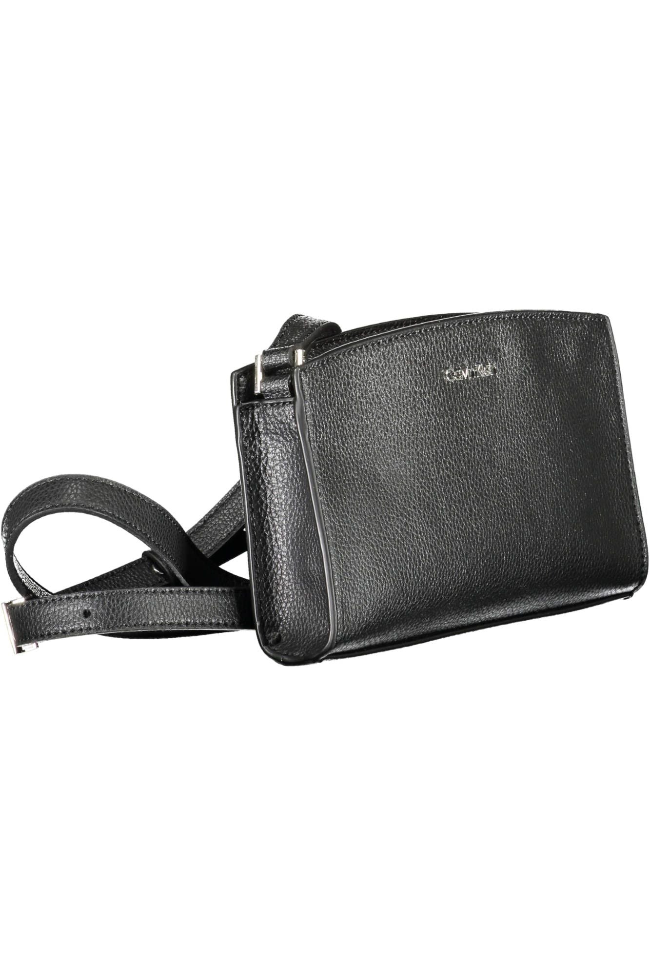 Black Polyester Women Handbag - GLAMHUB BOUTIQUE 