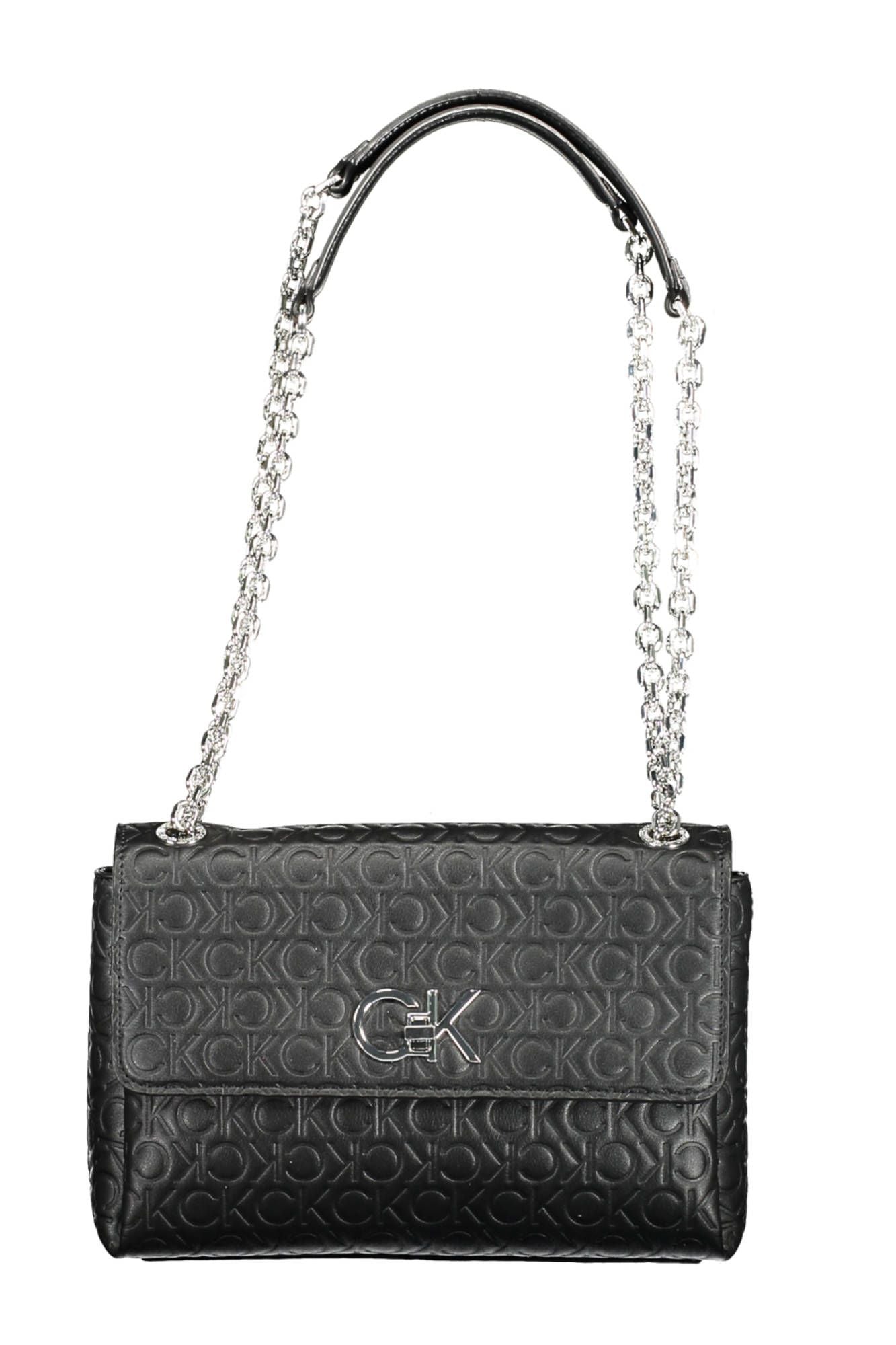 Black Polyester Women Handbag - GLAMHUB BOUTIQUE 