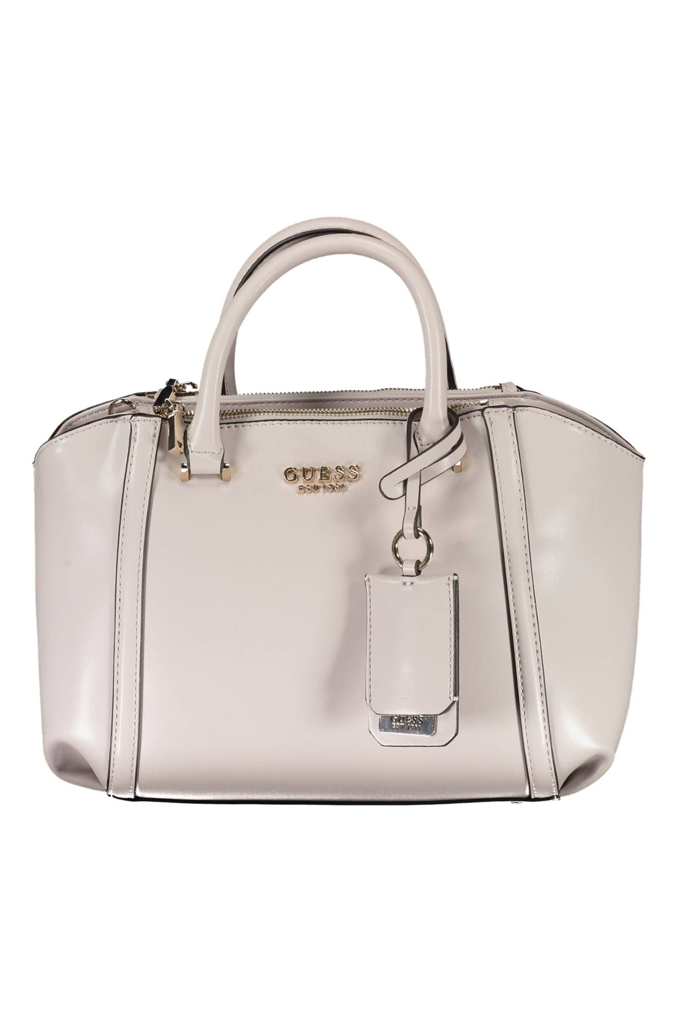 Gray Polyethylene Women Handbag - GLAMHUB BOUTIQUE 