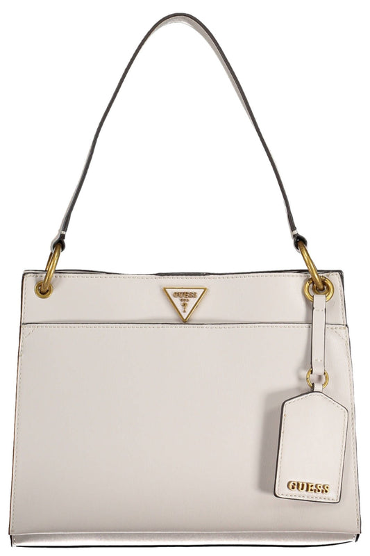 Gray Polyethylene Women Handbag - GLAMHUB BOUTIQUE 