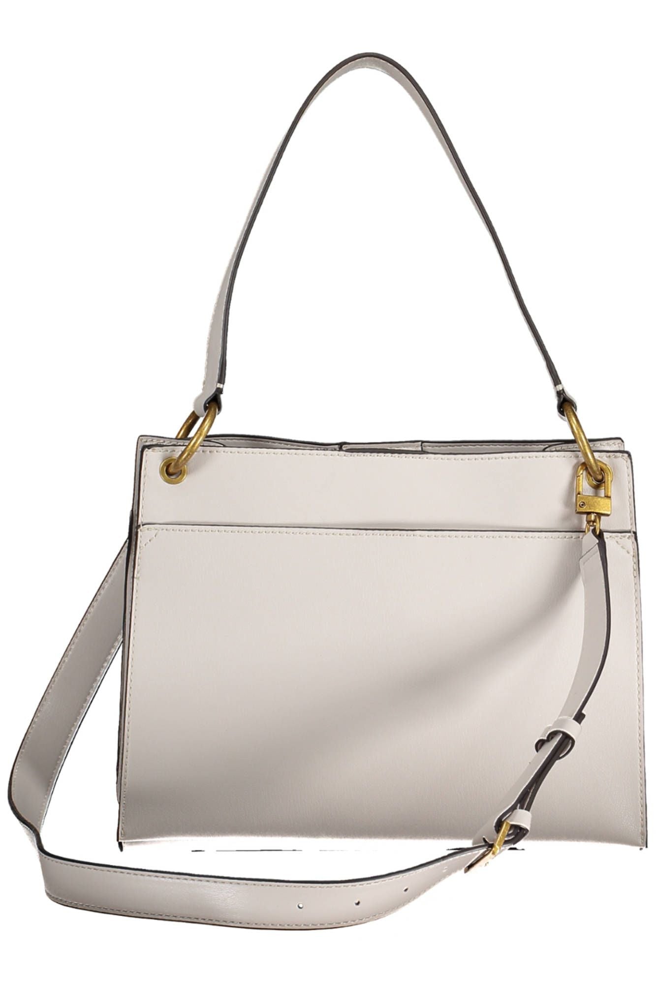 Gray Polyethylene Women Handbag - GLAMHUB BOUTIQUE 