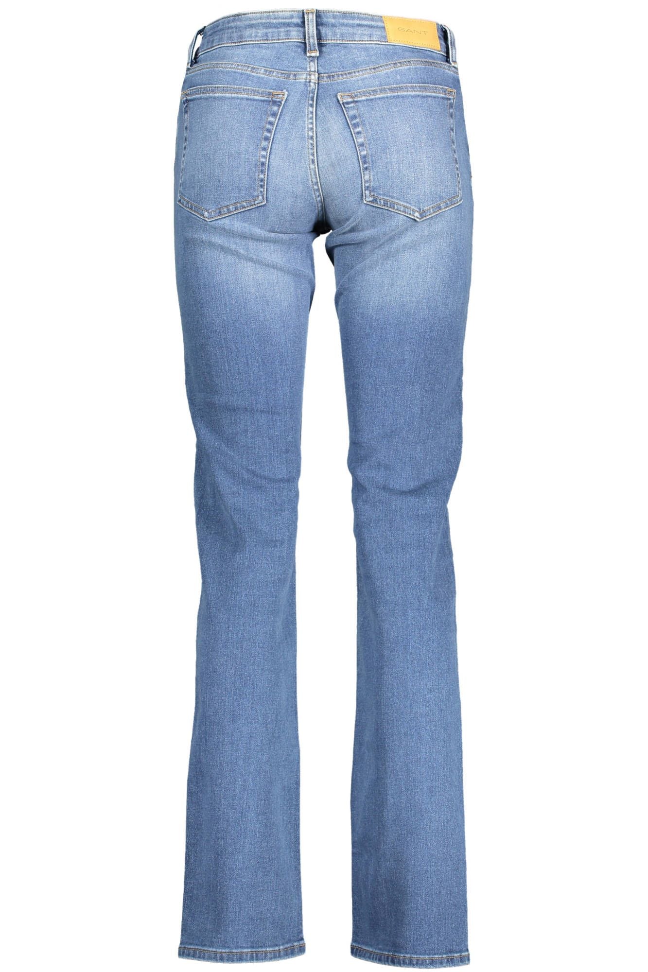 Blue Cotton Women Jeans - GlamHub Luxury and Icon Brand Clothing