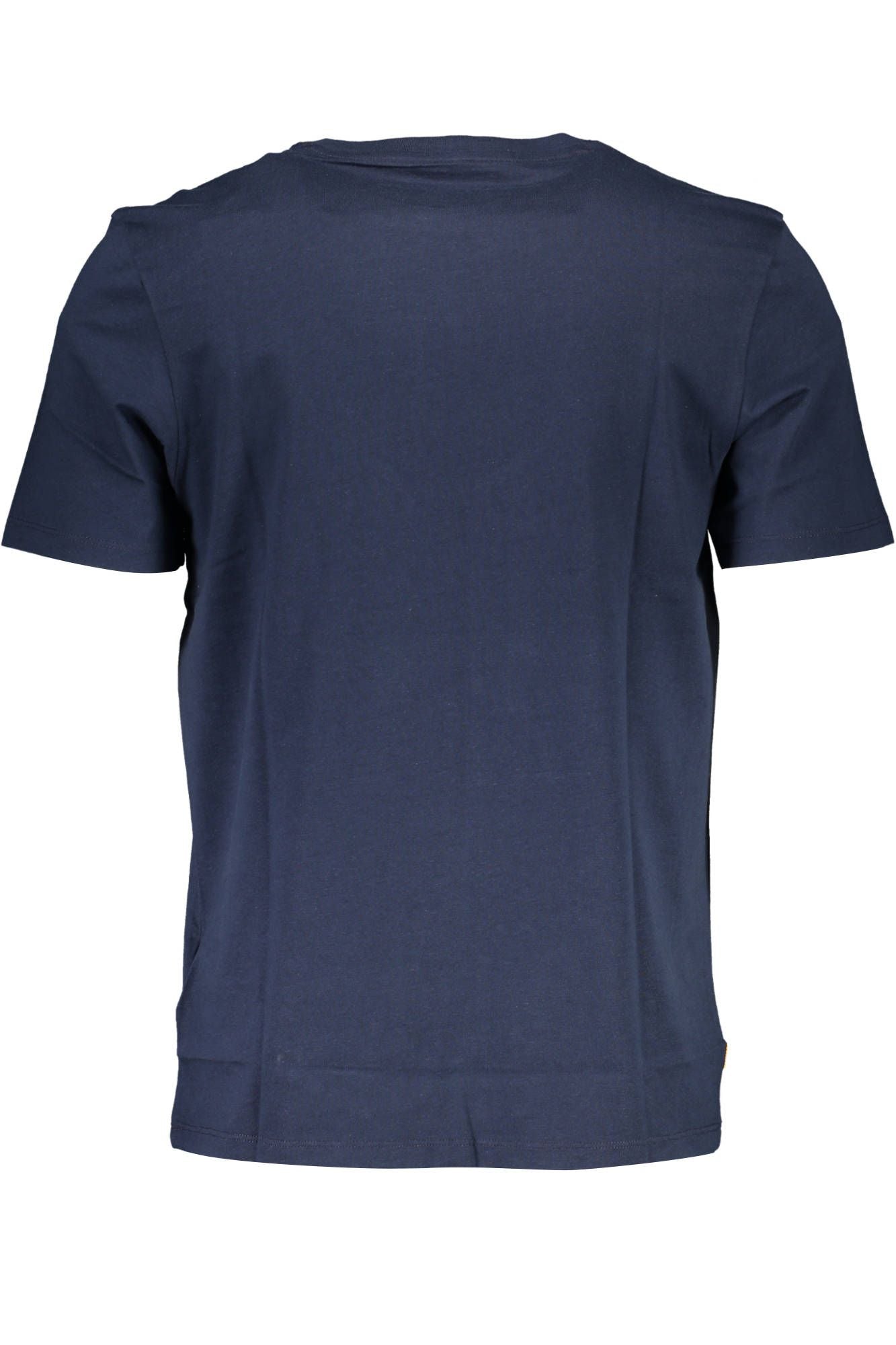 Blue Cotton Men T-Shirt - GlamHub Luxury and Icon Brand Clothing