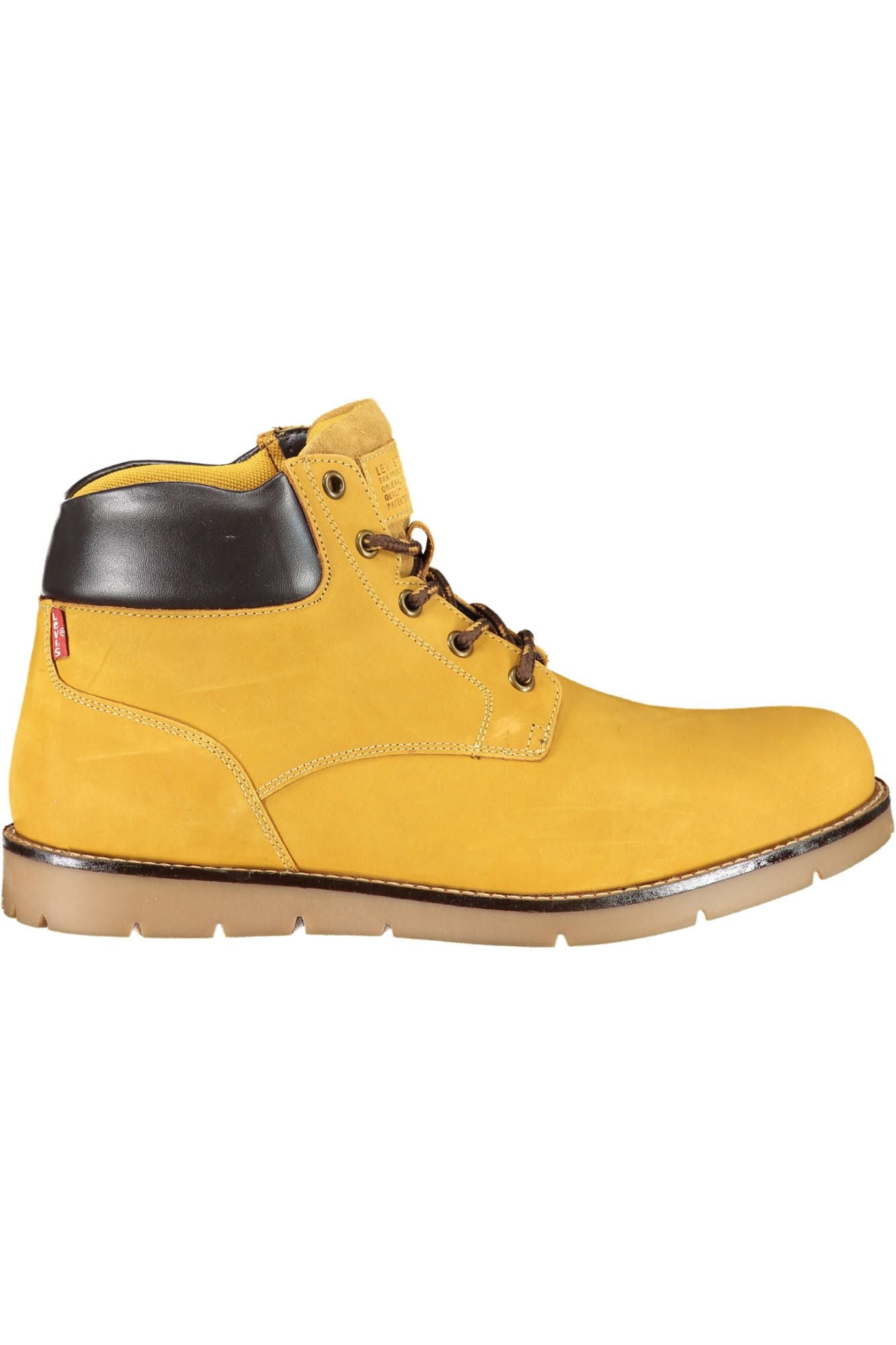 Yellow Leather Men Boot - GlamHub Luxury and Icon Brand Clothing