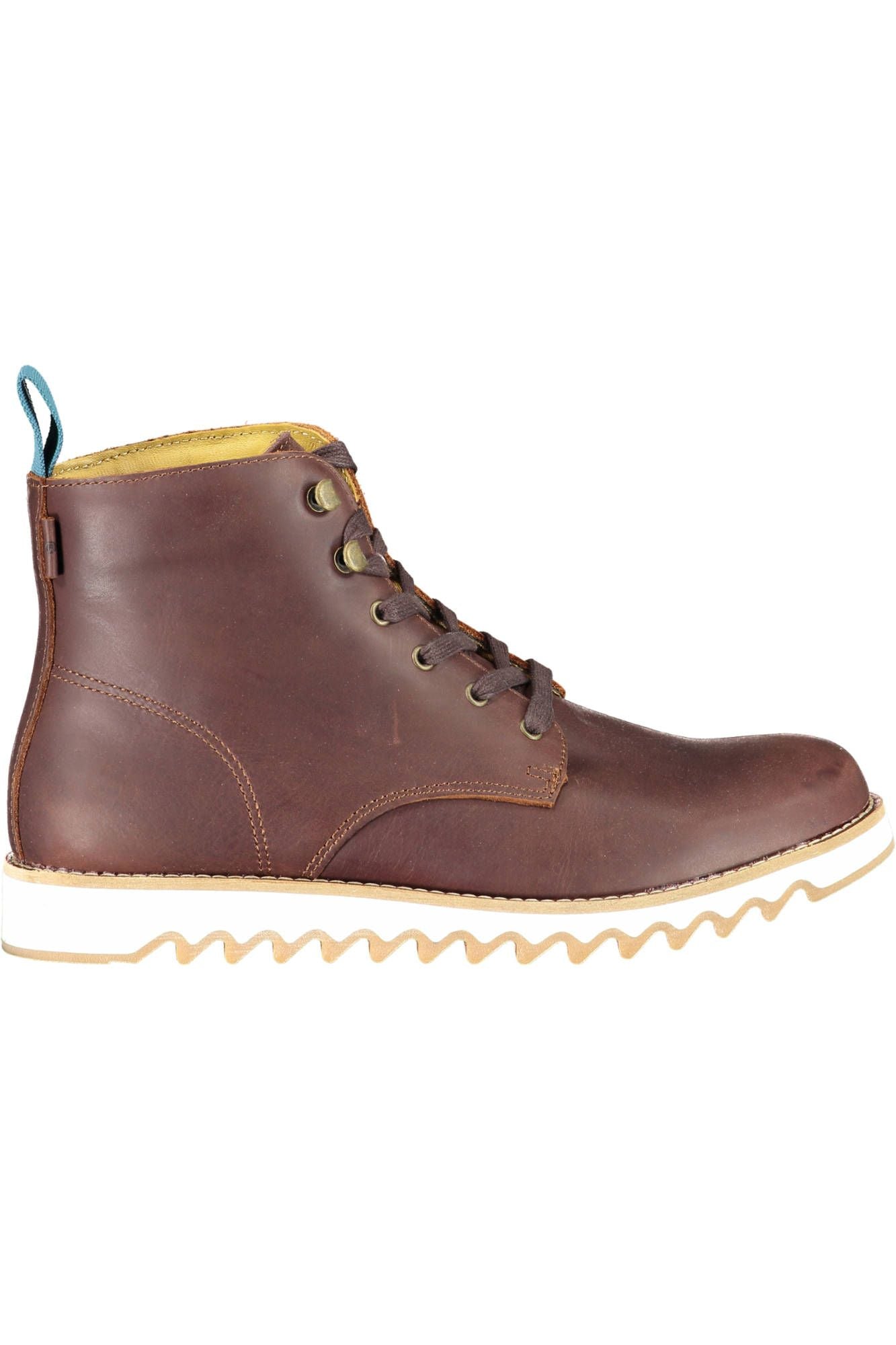 Brown Leather Men Boot - GlamHub Luxury and Icon Brand Clothing