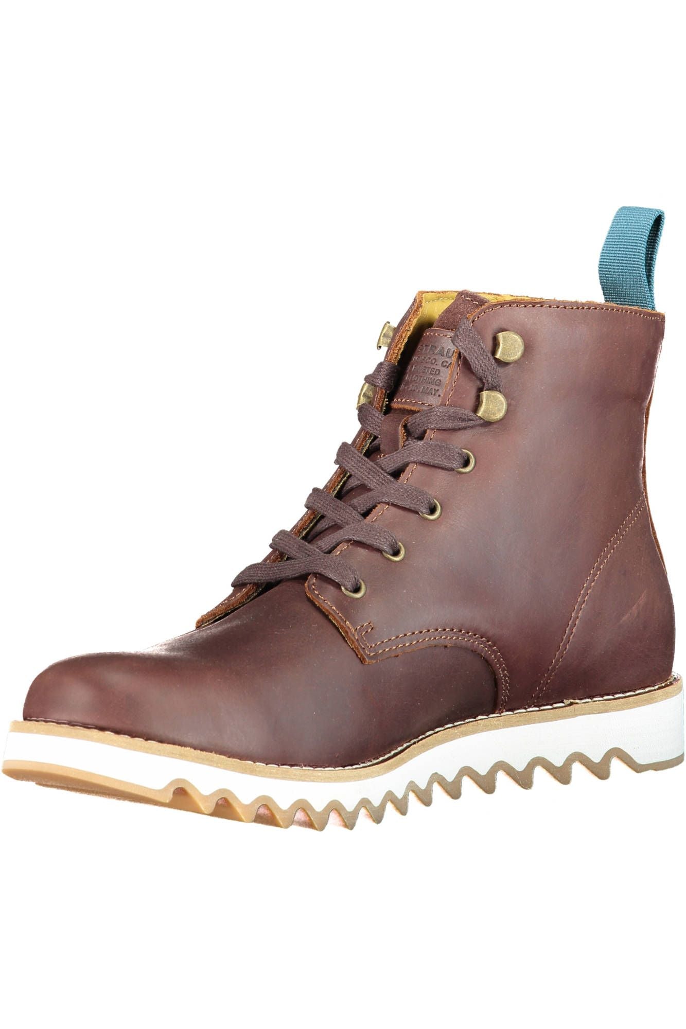 Brown Leather Men Boot - GlamHub Luxury and Icon Brand Clothing