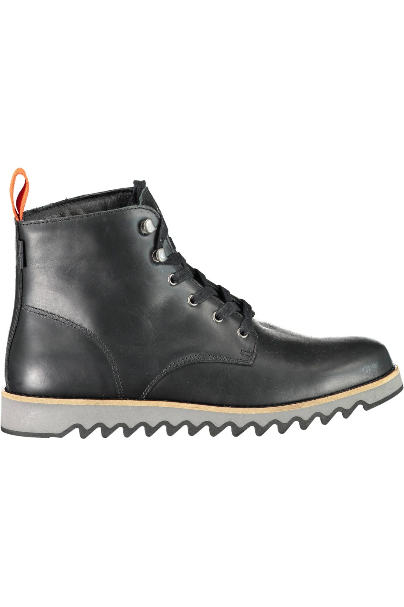 Black Leather Men Boot - GlamHub Luxury and Icon Brand Clothing