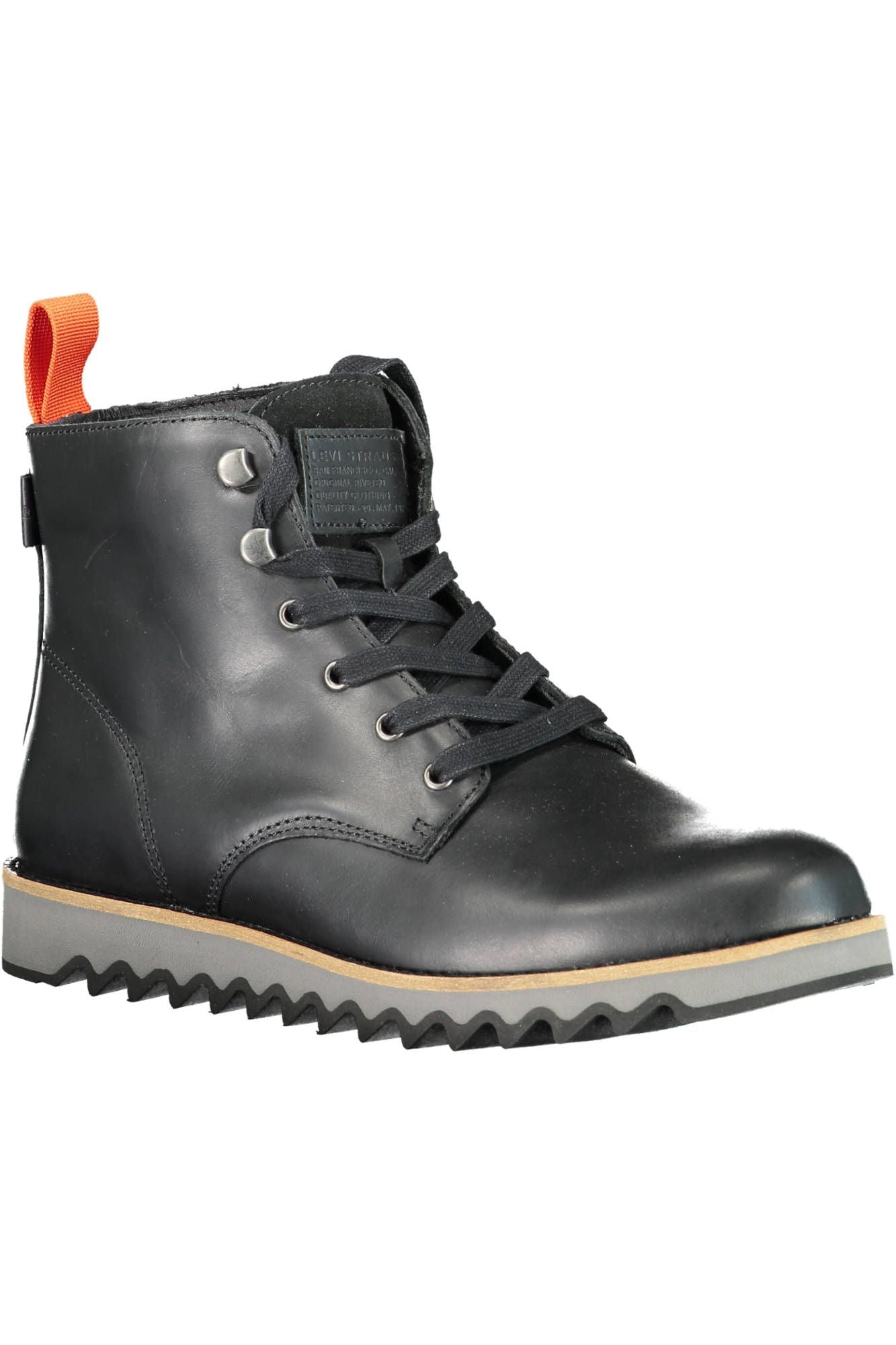 Black Leather Men Boot - GlamHub Luxury and Icon Brand Clothing