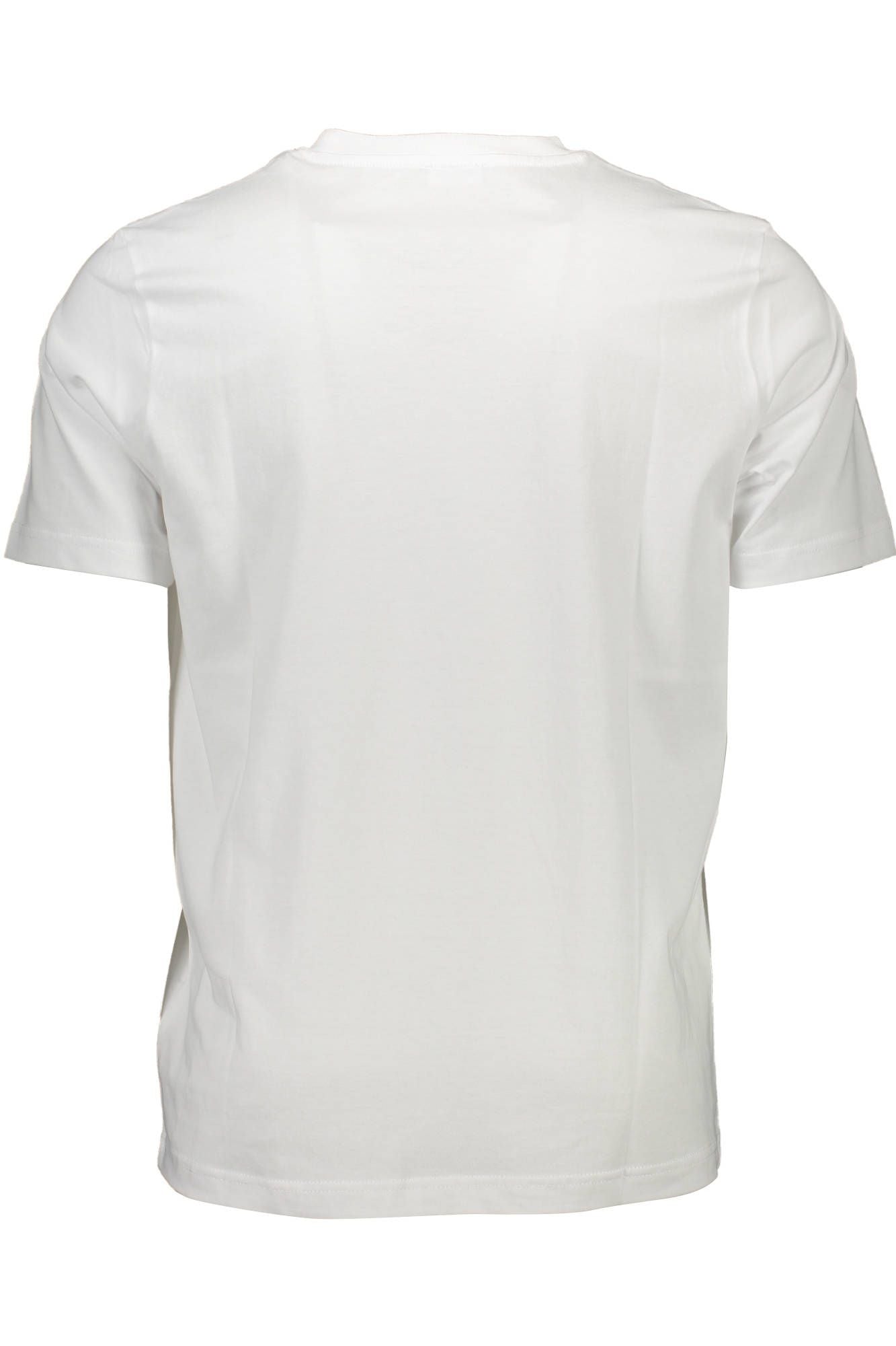 White Cotton Men T-Shirt - GLAMHUB BOUTIQUE 