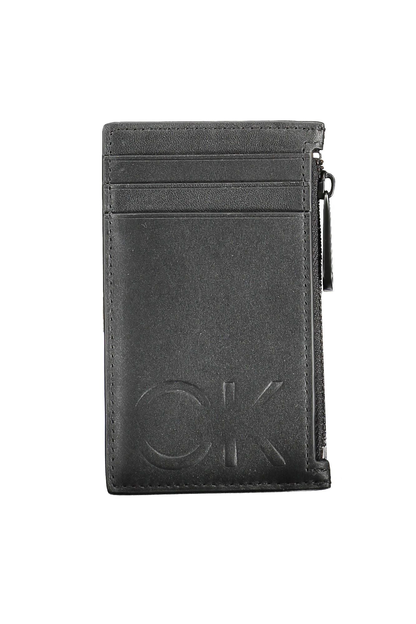 Black Leather Men Wallet - GLAMHUB BOUTIQUE 