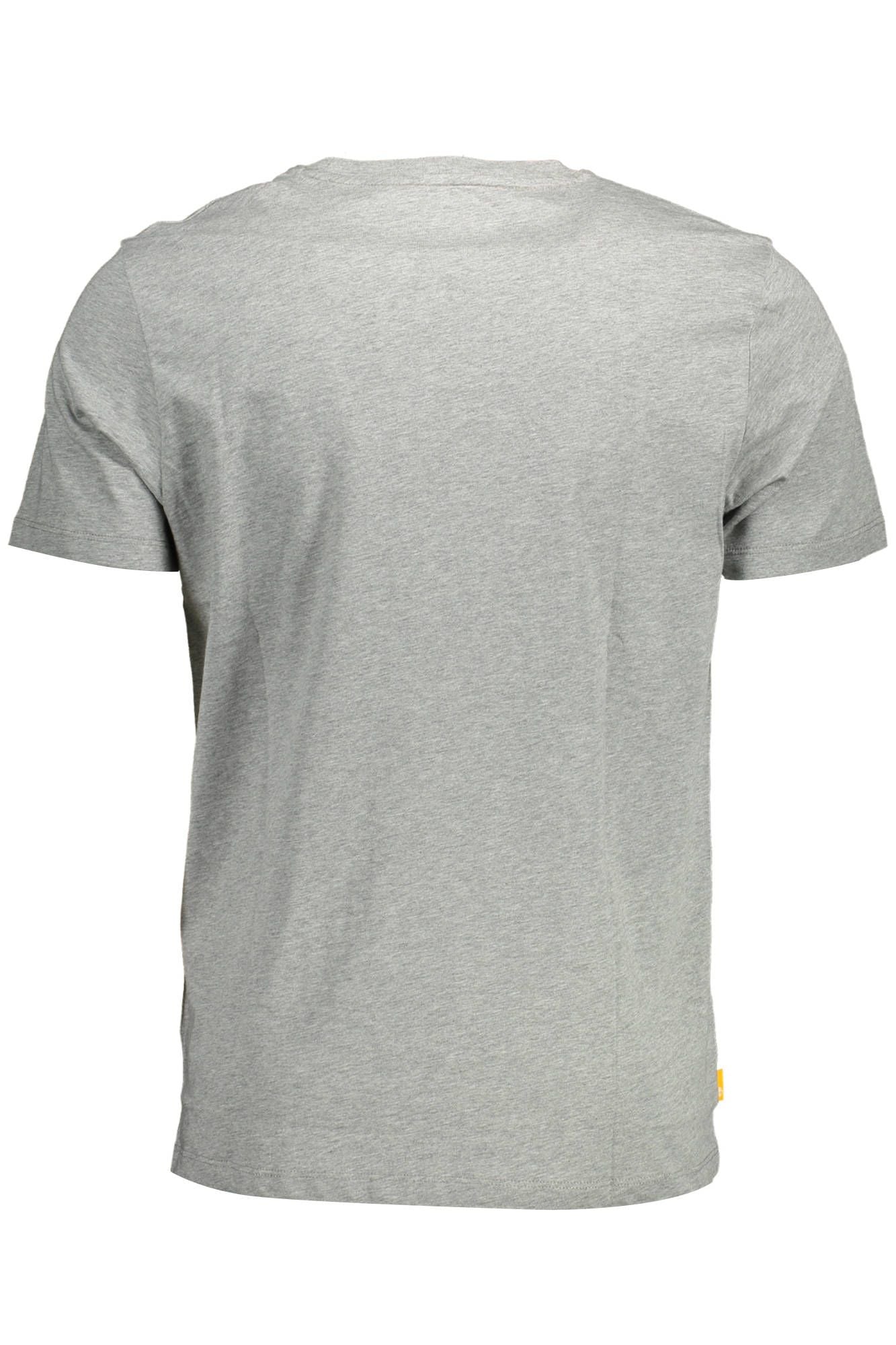 Gray Cotton Men T-Shirt - GlamHub Luxury and Icon Brand Clothing