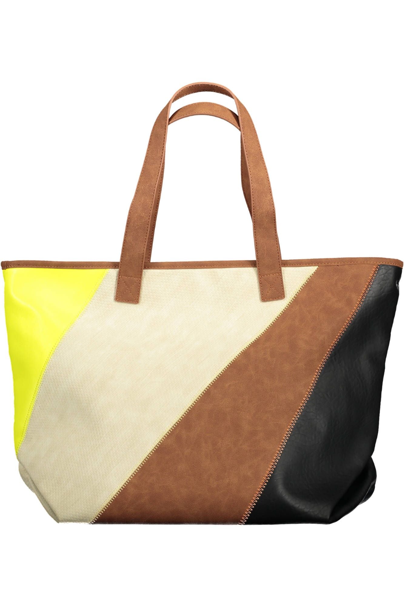 Braune Polyethylen Damen Handtasche