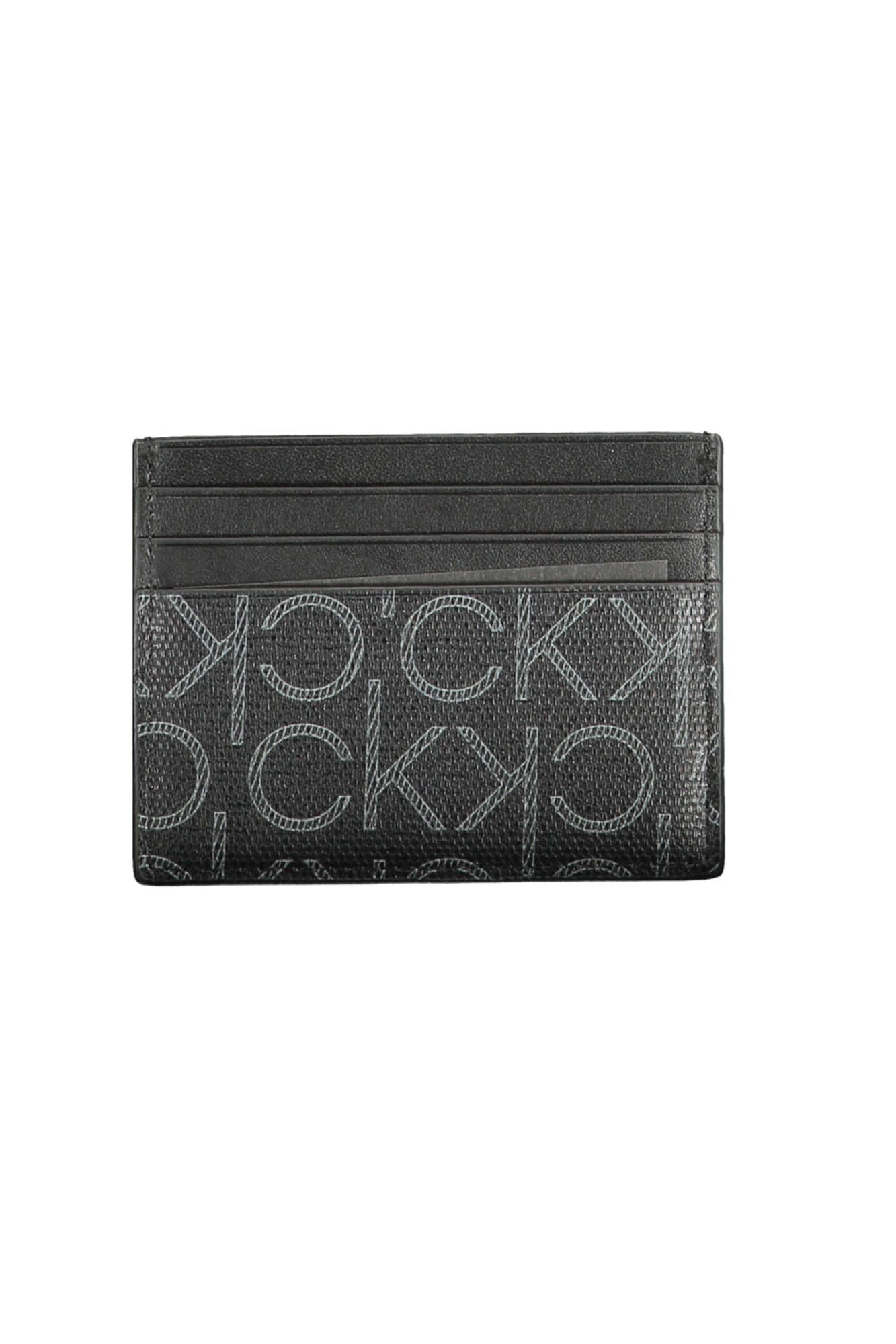 Black Polyethylene Men Wallet - GLAMHUB BOUTIQUE 