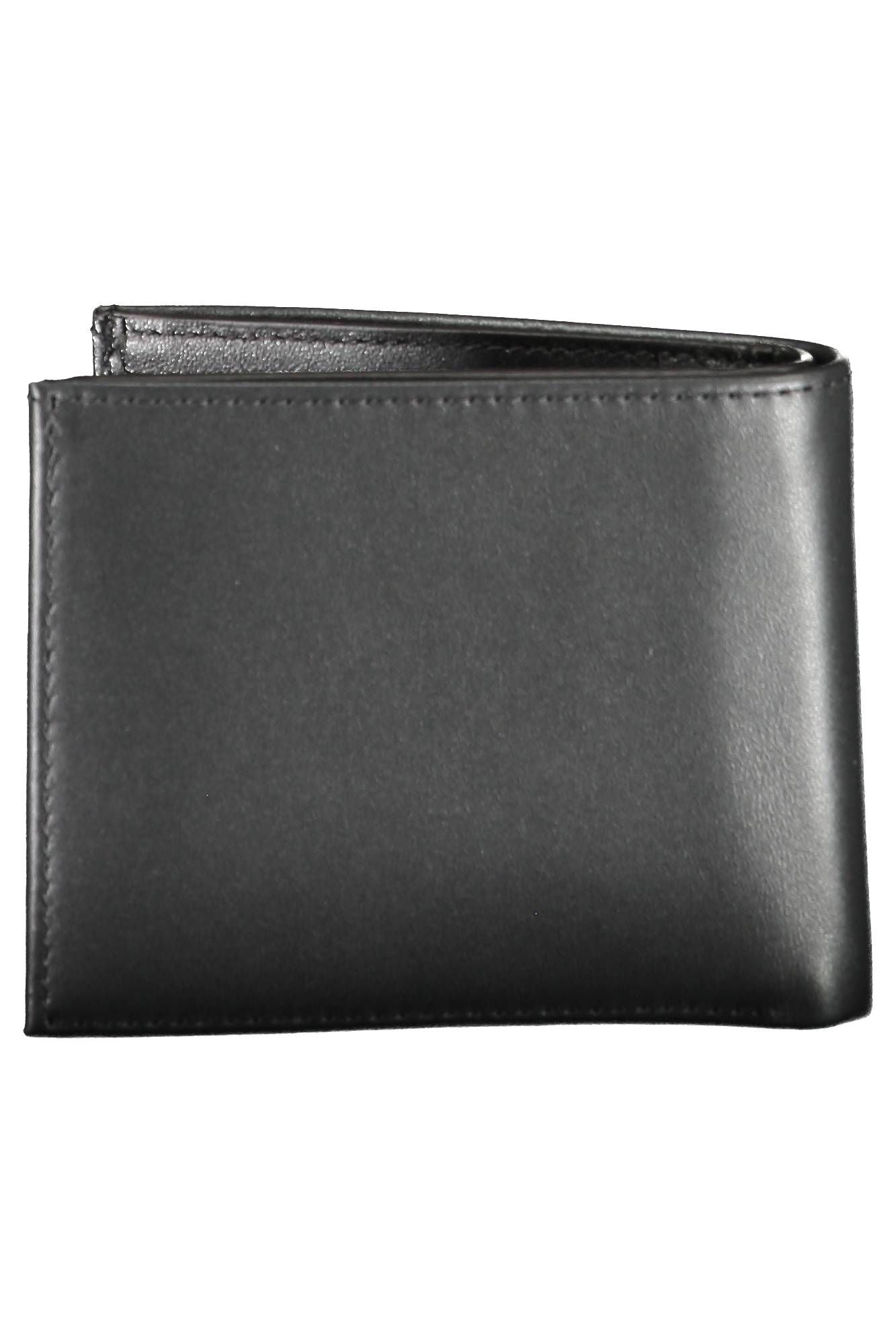 Black Leather Men Wallet - GLAMHUB BOUTIQUE 