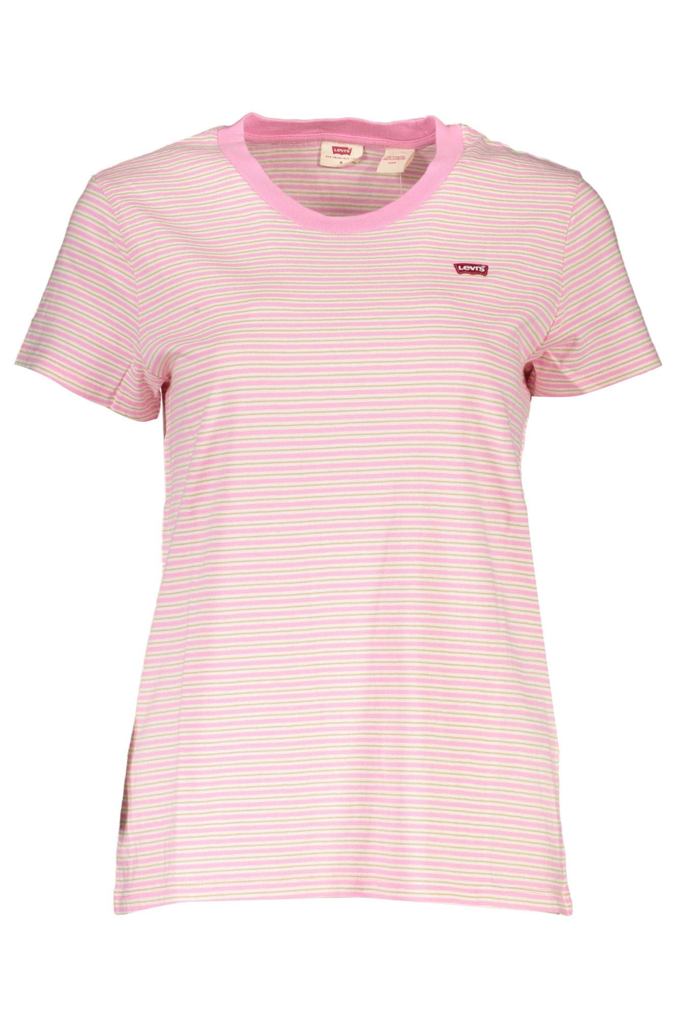 Pink Cotton Women T-Shirt - GLAMHUB BOUTIQUE 