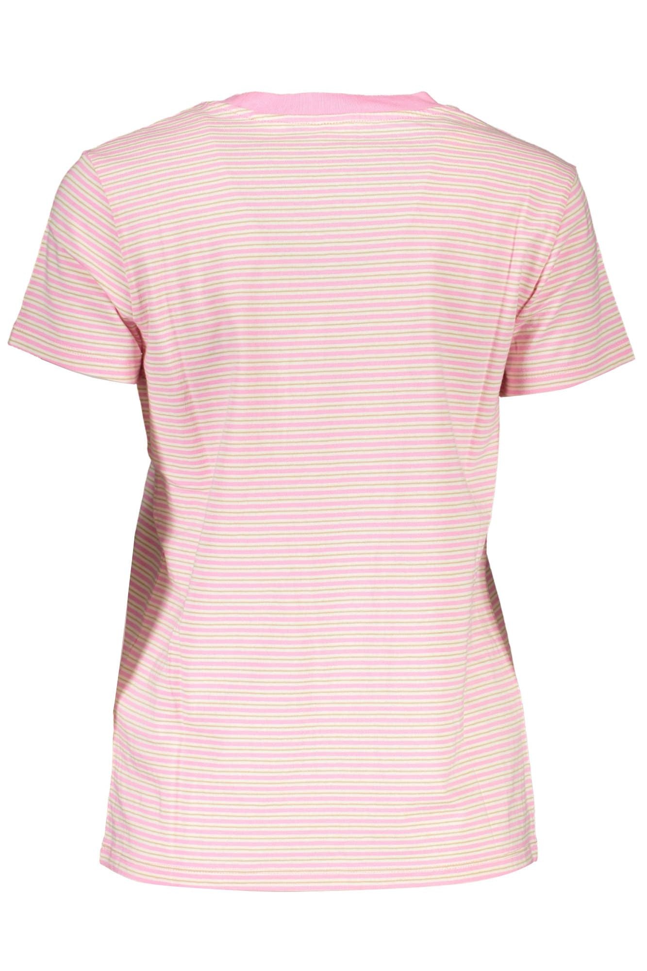 Pink Cotton Women T-Shirt - GLAMHUB BOUTIQUE 