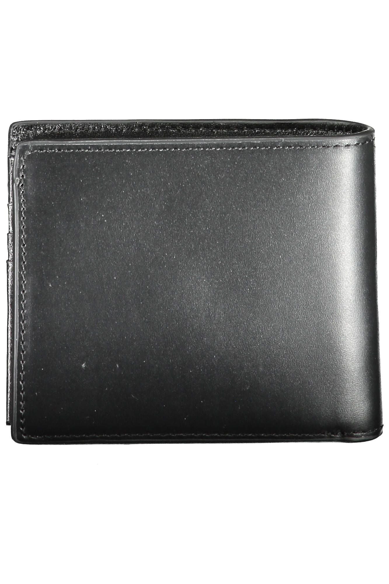 Black Leather Men Wallet - GLAMHUB BOUTIQUE 