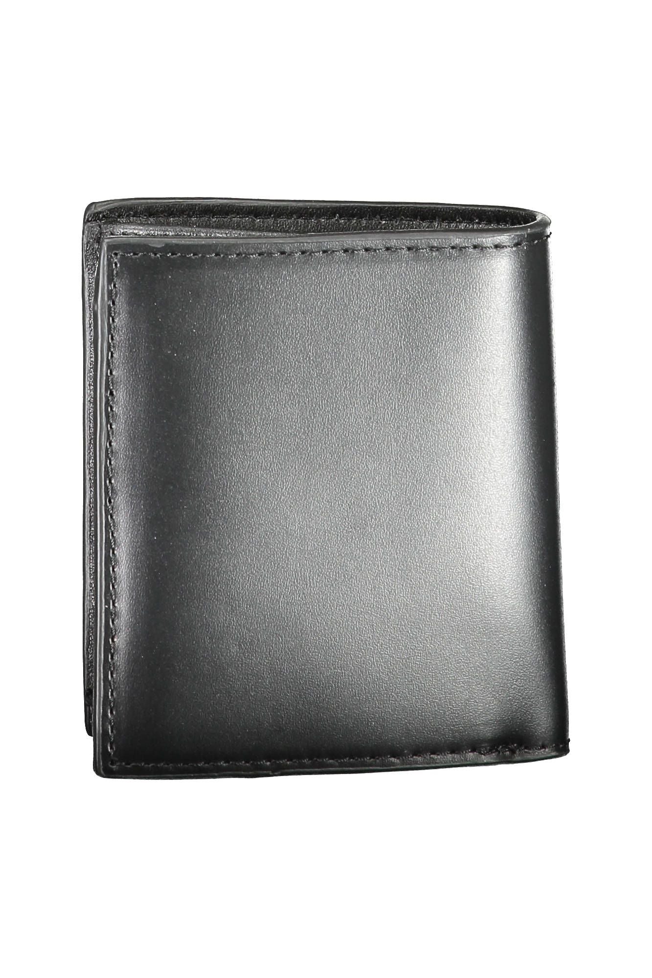 Black Leather Men Wallet - GLAMHUB BOUTIQUE 