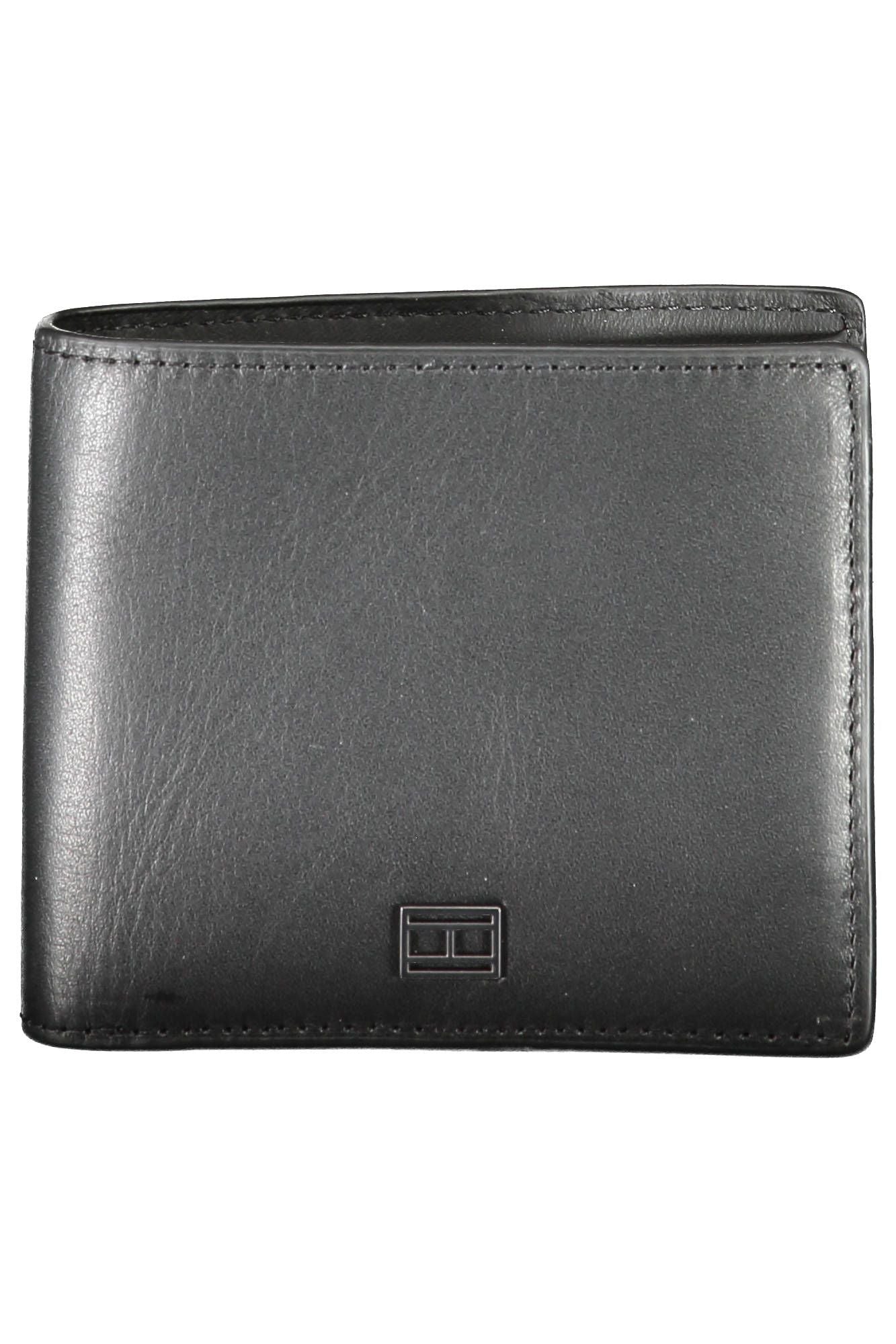 Black Leather Men Wallet - GLAMHUB BOUTIQUE 