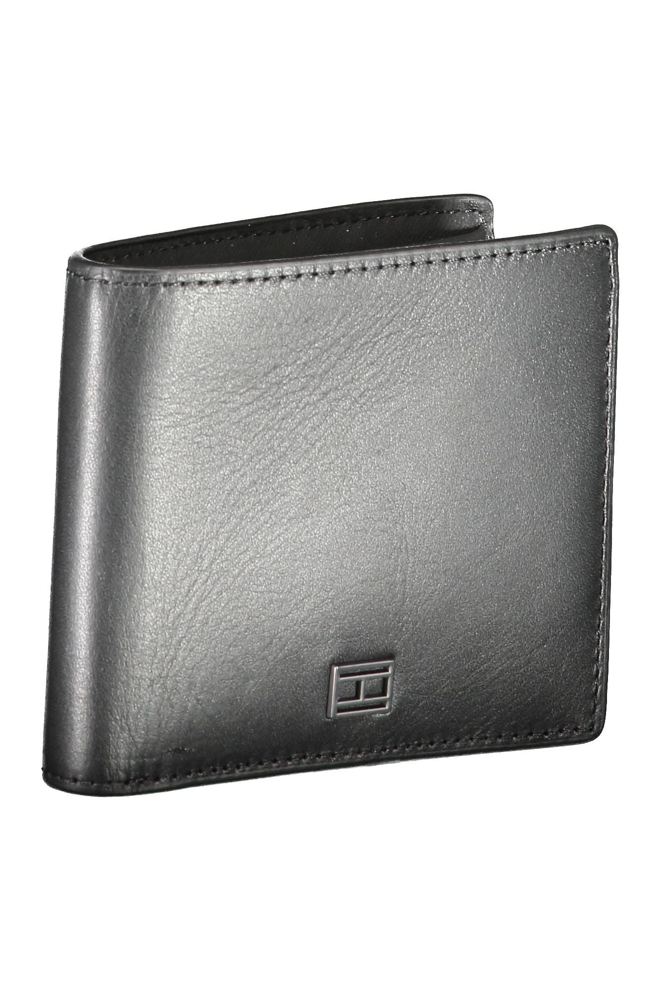 Black Leather Men Wallet - GLAMHUB BOUTIQUE 