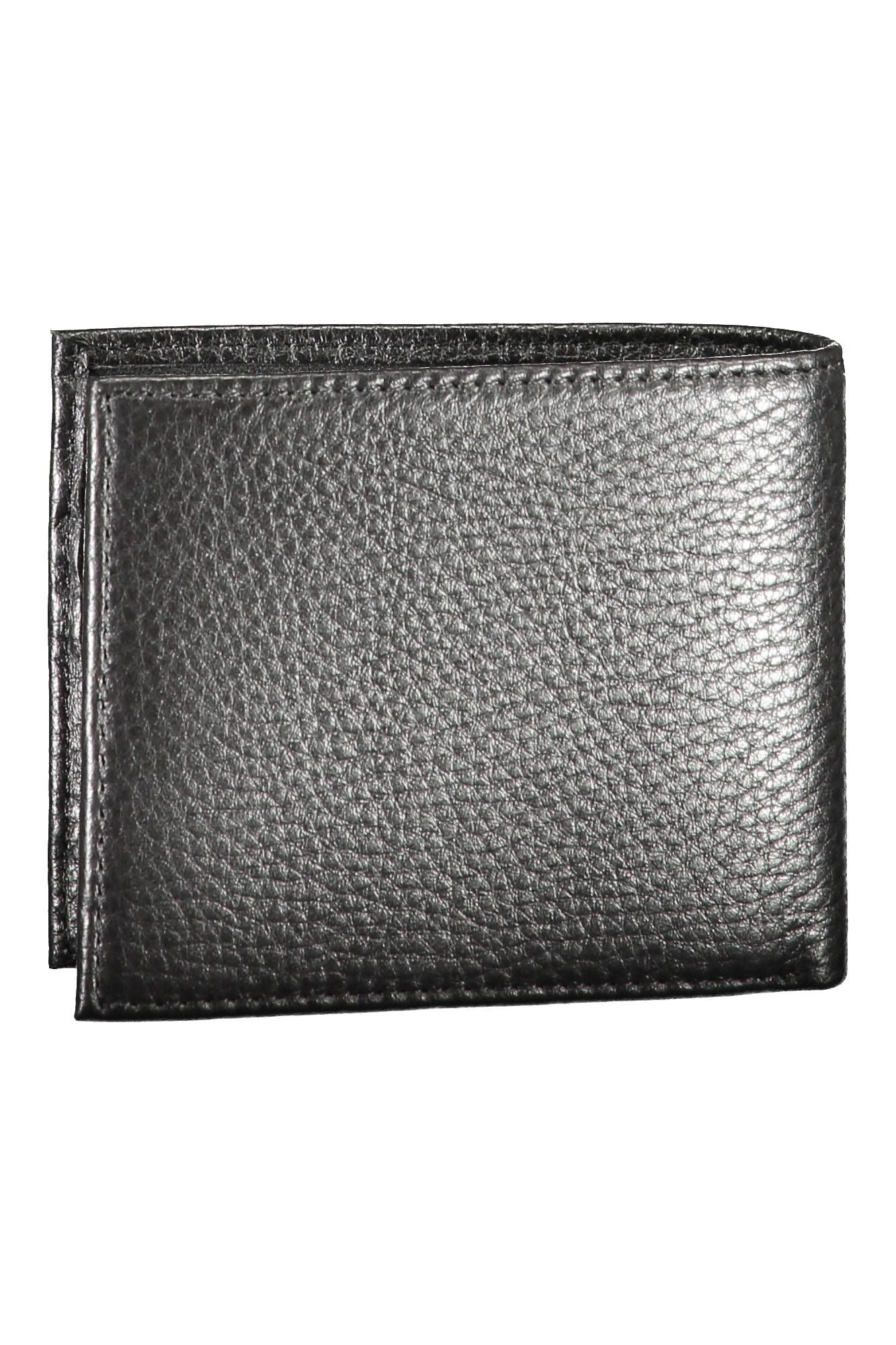 Black Leather Men Wallet - GLAMHUB BOUTIQUE 