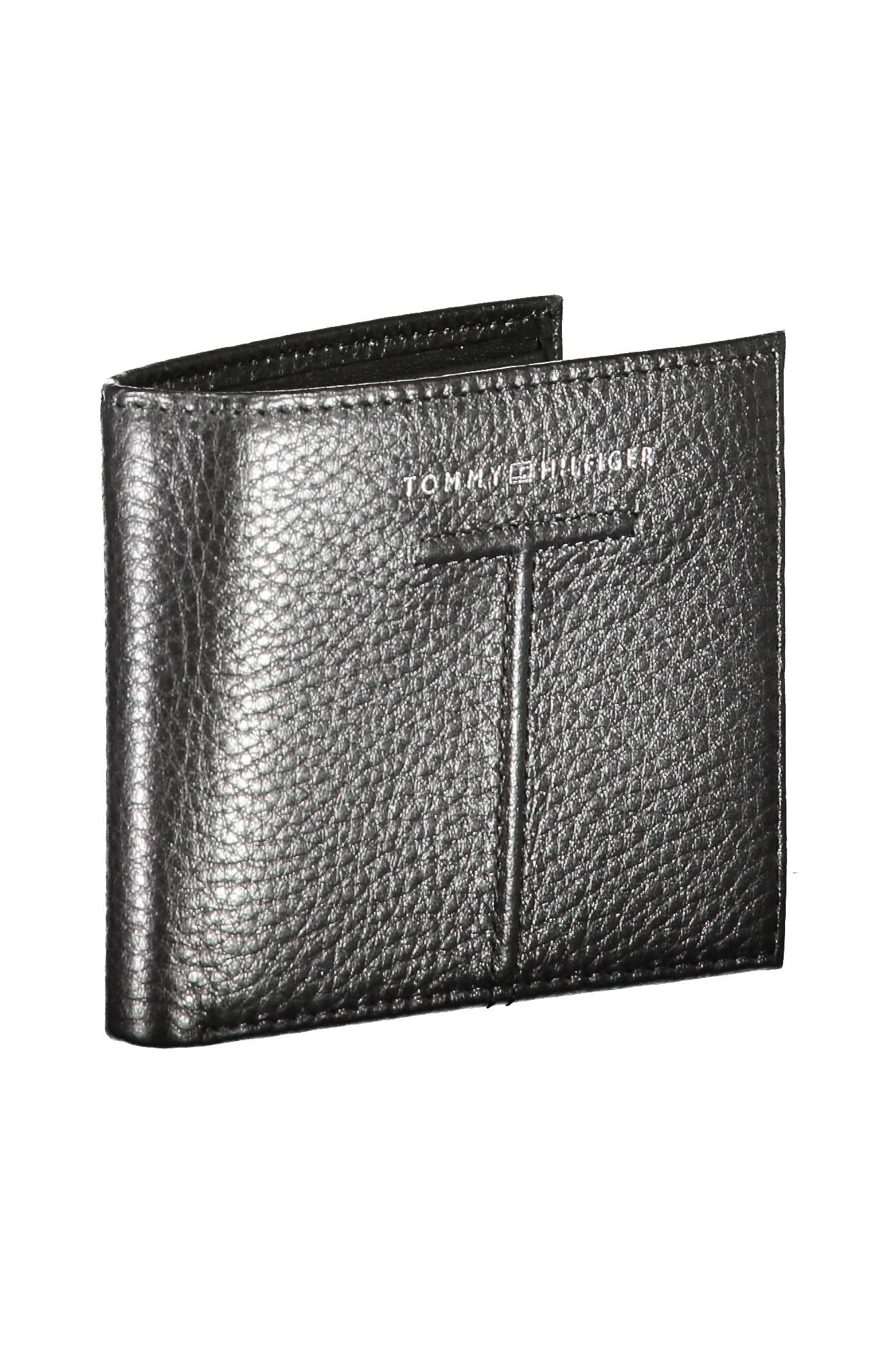 Black Leather Men Wallet - GLAMHUB BOUTIQUE 