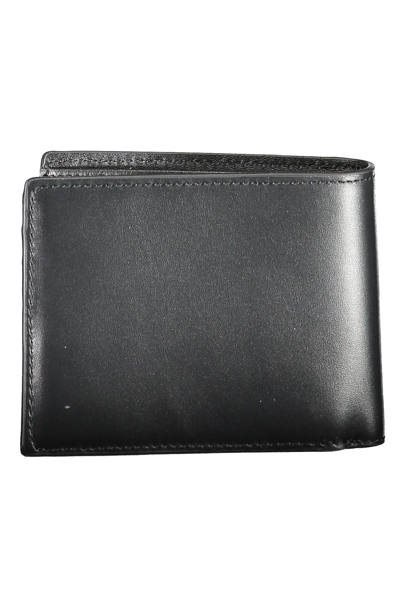 Black Leather Men Wallet - GLAMHUB BOUTIQUE 