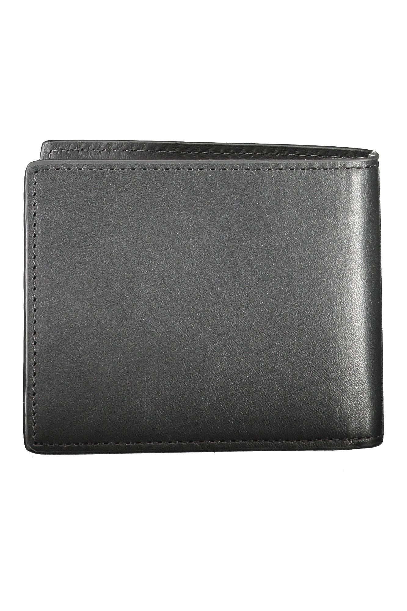 Black Leather Men Wallet - GLAMHUB BOUTIQUE 