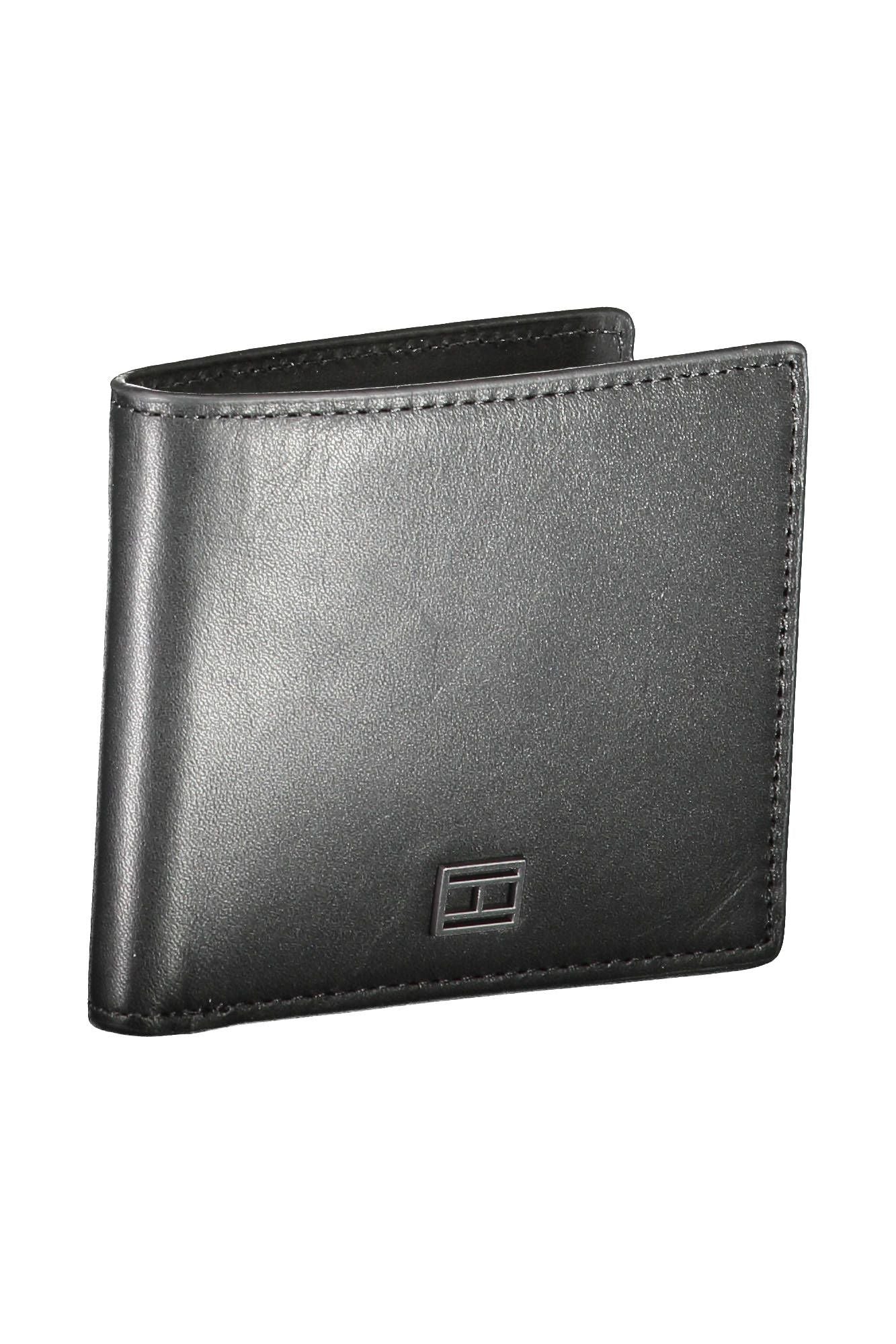 Black Leather Men Wallet - GLAMHUB BOUTIQUE 