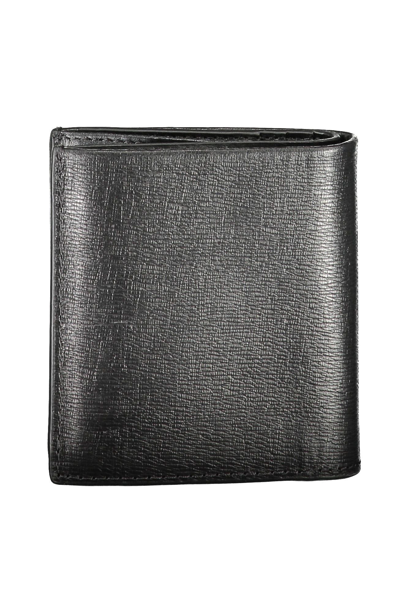 Black Leather Men Wallet - GLAMHUB BOUTIQUE 