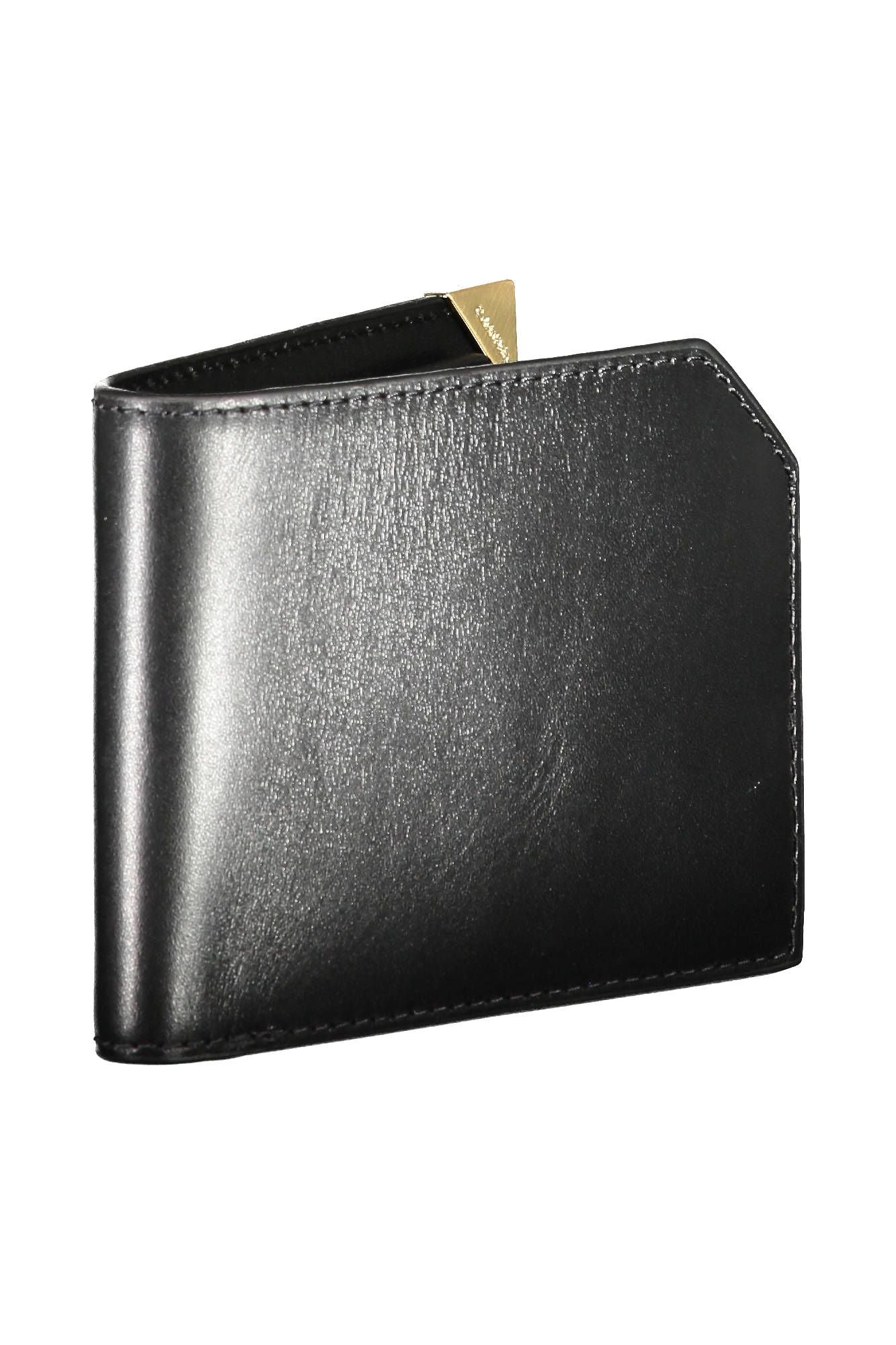 "Black Leather Men Wallet" - GLAMHUB BOUTIQUE 