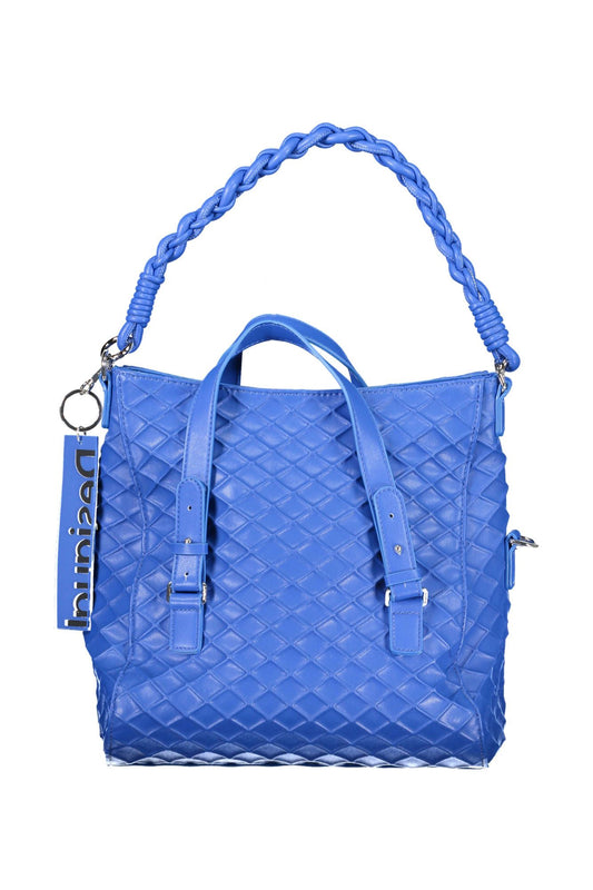 Blaue Polyethylen Damen Handtasche