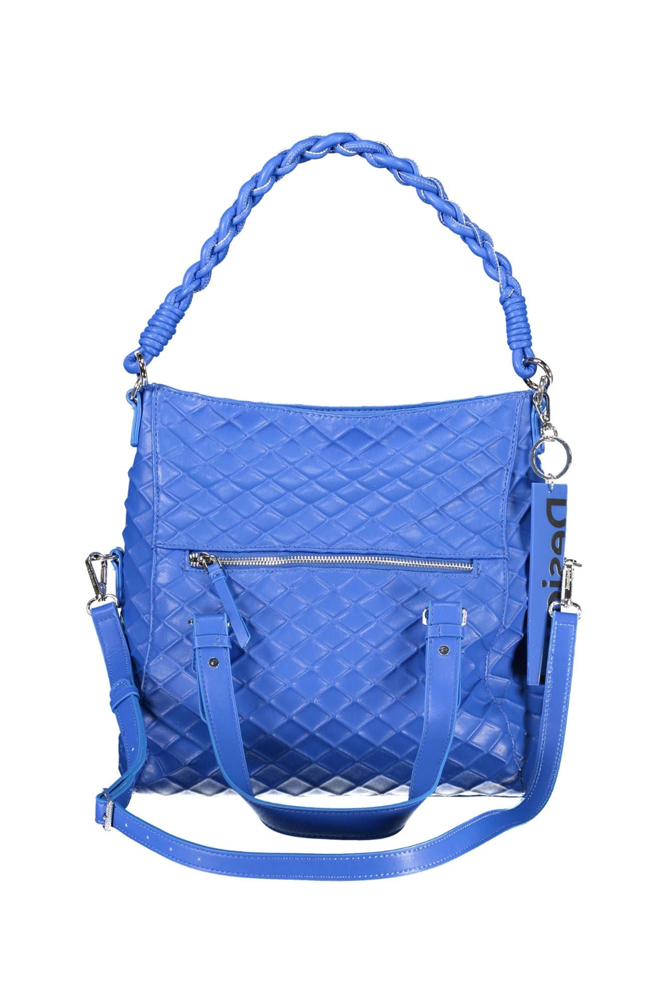 Blaue Polyethylen Damen Handtasche