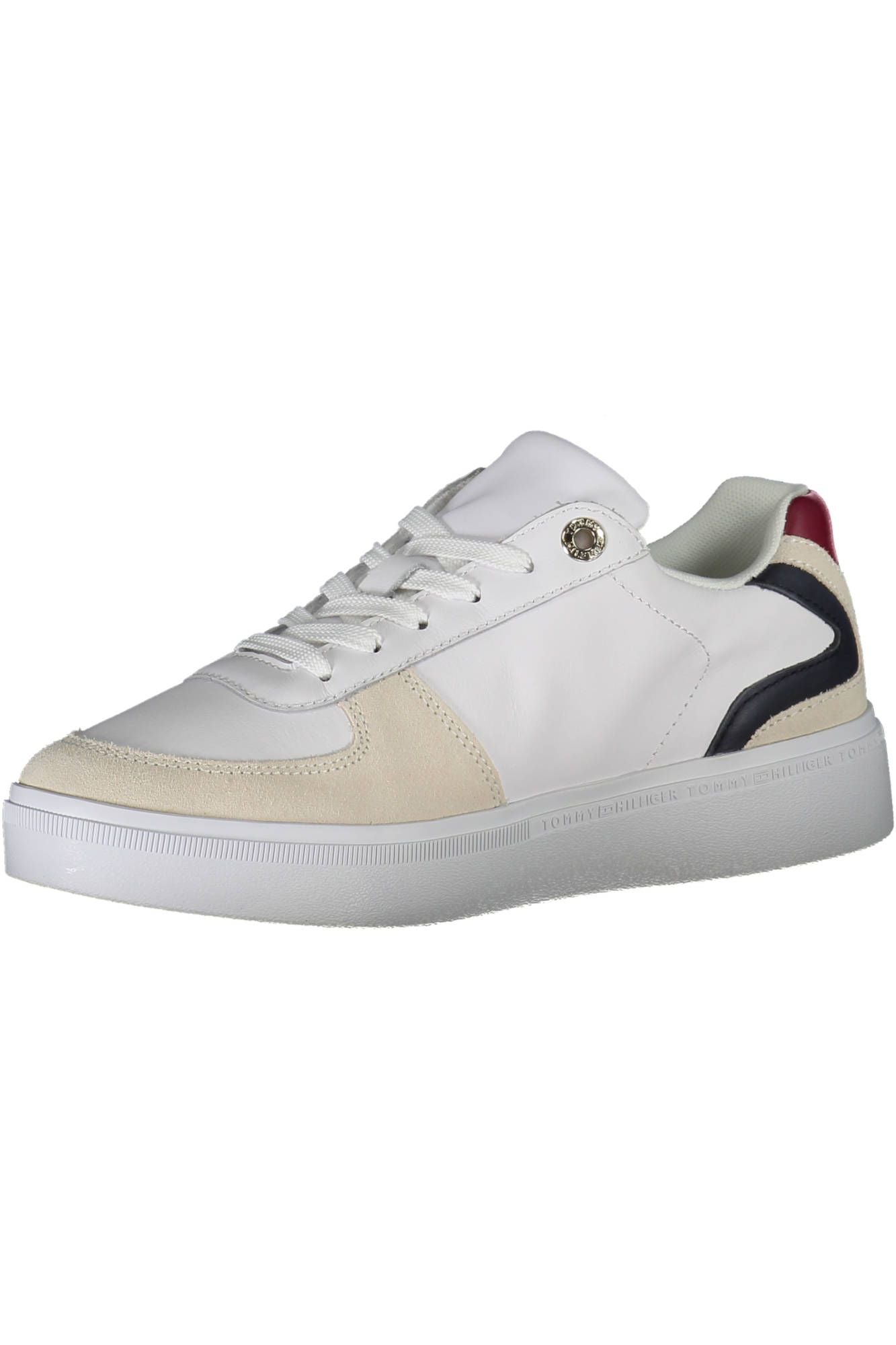 White Leather Women Sneaker - GLAMHUB BOUTIQUE 