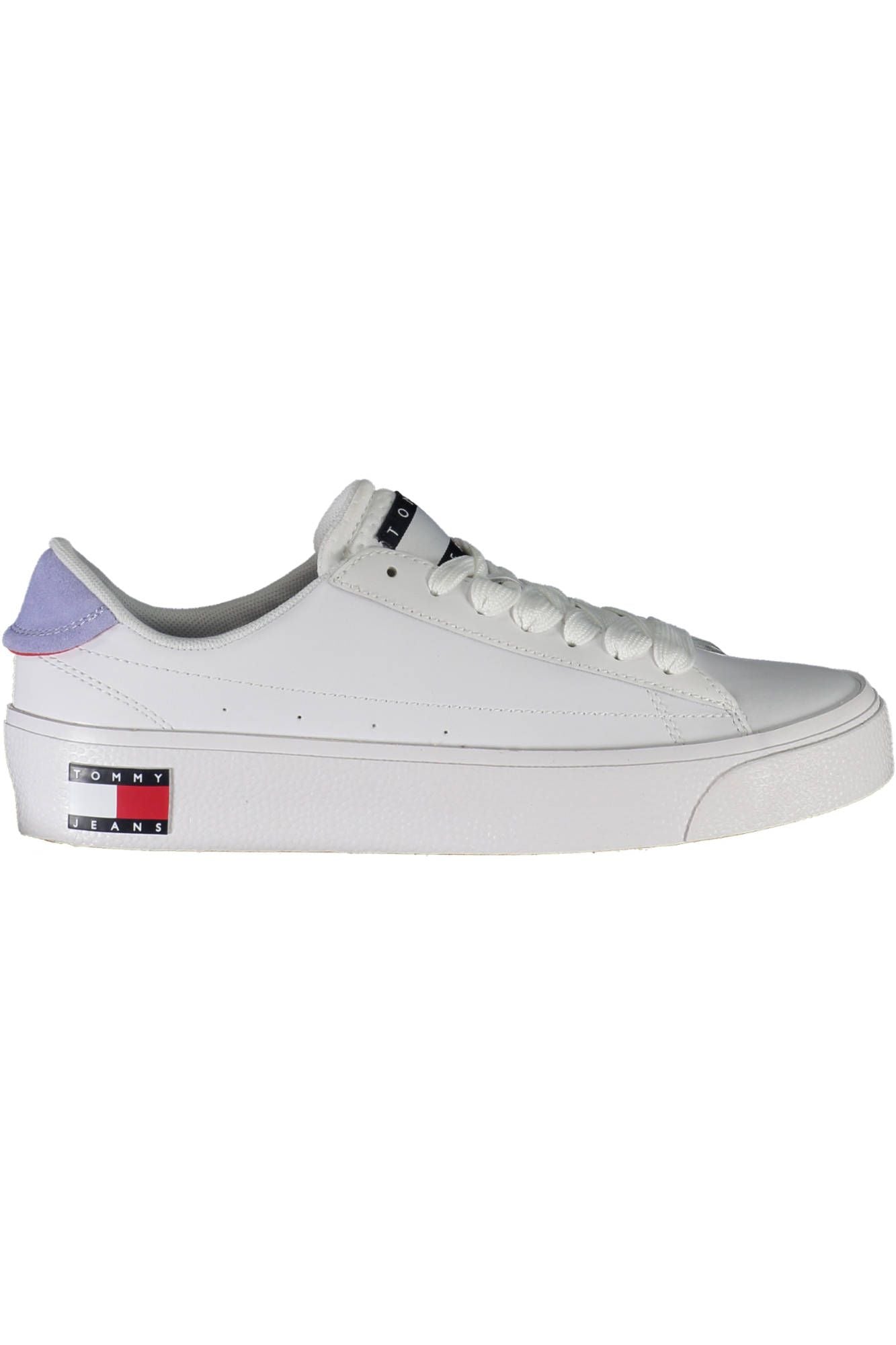 White Leather Women Sneaker - GLAMHUB BOUTIQUE 