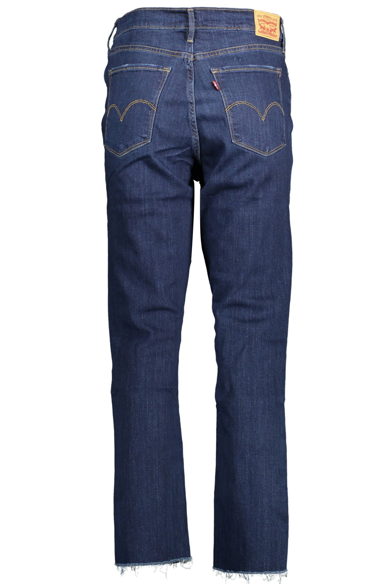 Blue Cotton Women Jeans - GLAMHUB BOUTIQUE 