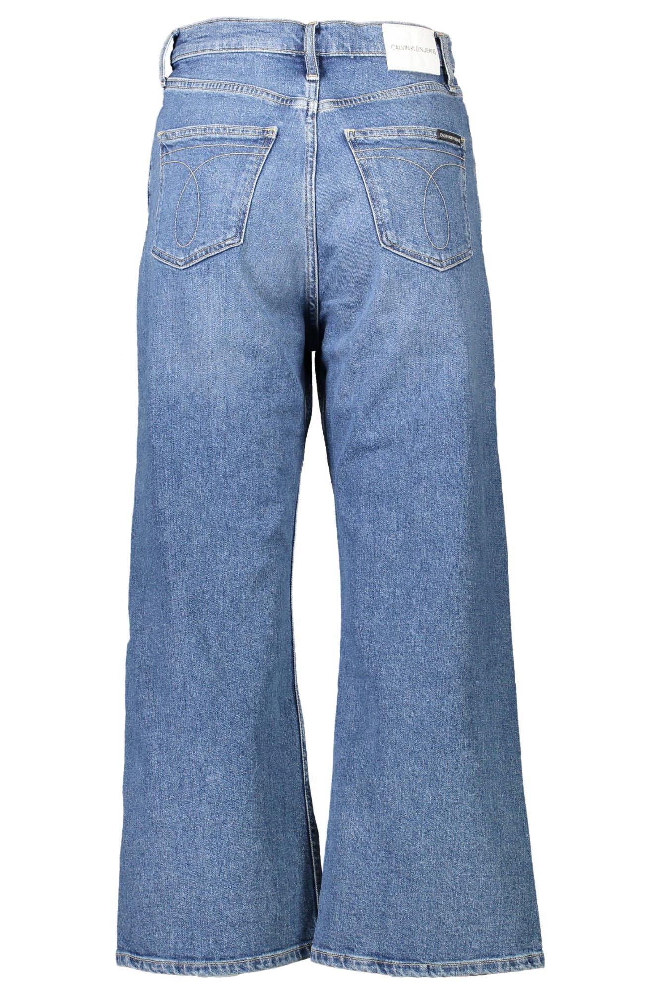 Blue Cotton Women Jeans - GLAMHUB BOUTIQUE 