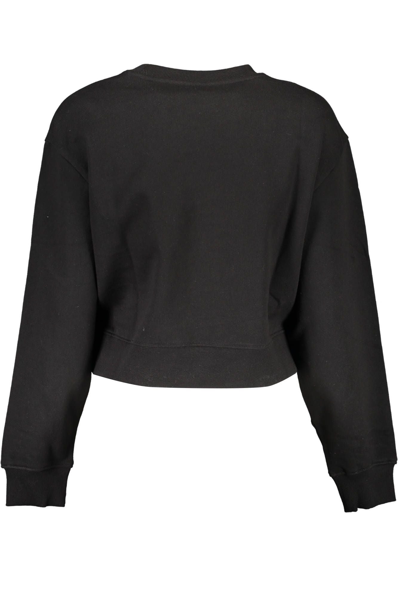 Black Cotton Women Sweater - GLAMHUB BOUTIQUE 