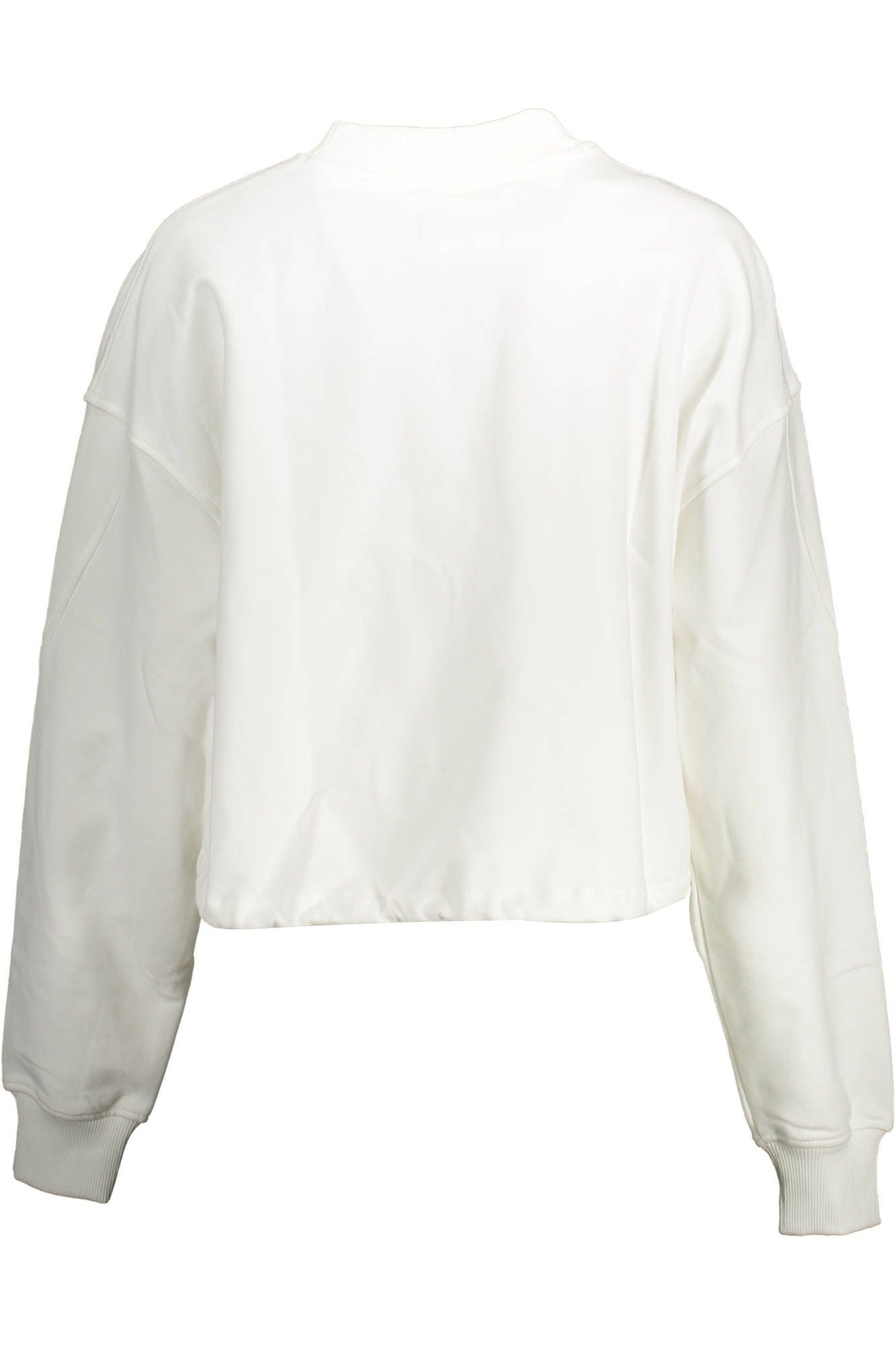 White Cotton Women Sweater - GLAMHUB BOUTIQUE 