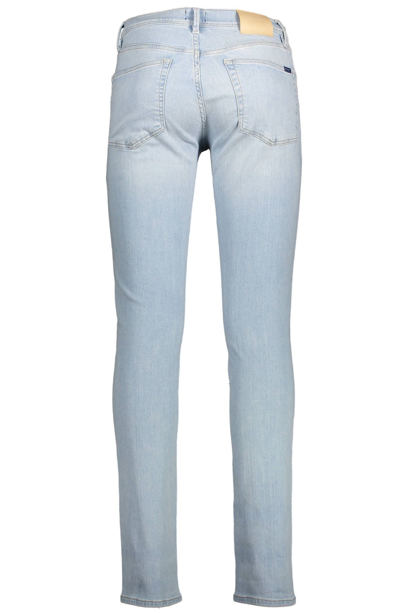 Light Blue Cotton Men Jeans - GlamHub Luxury and Icon Brand Clothing