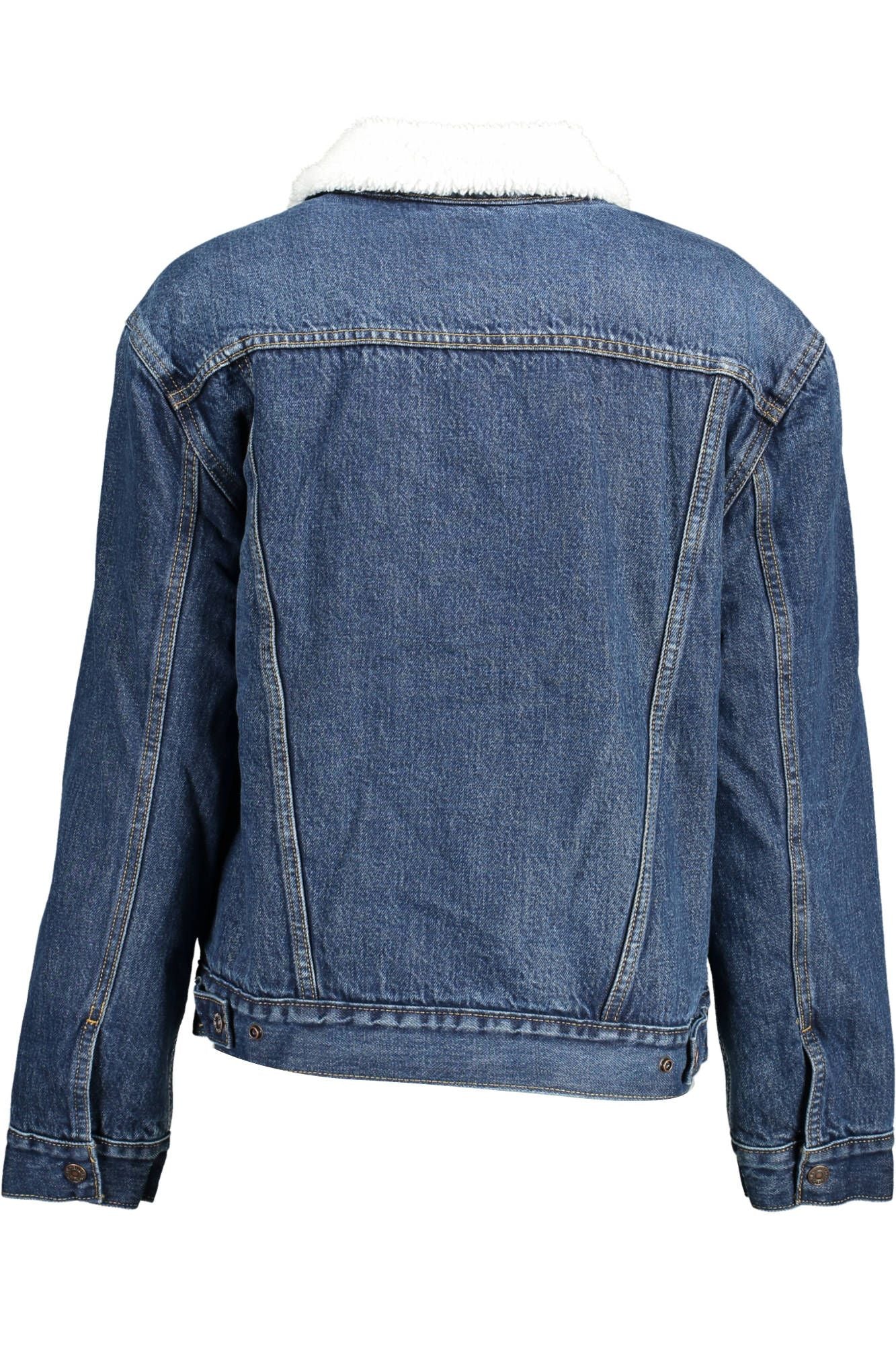 Blue Cotton Women Jacket - GLAMHUB BOUTIQUE 