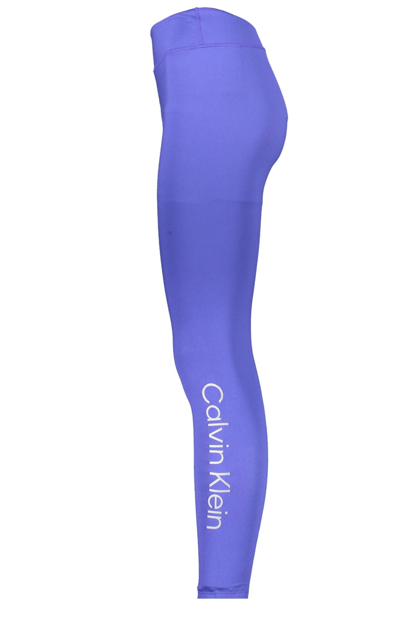 Blue Polyester Women Legging - GLAMHUB BOUTIQUE 