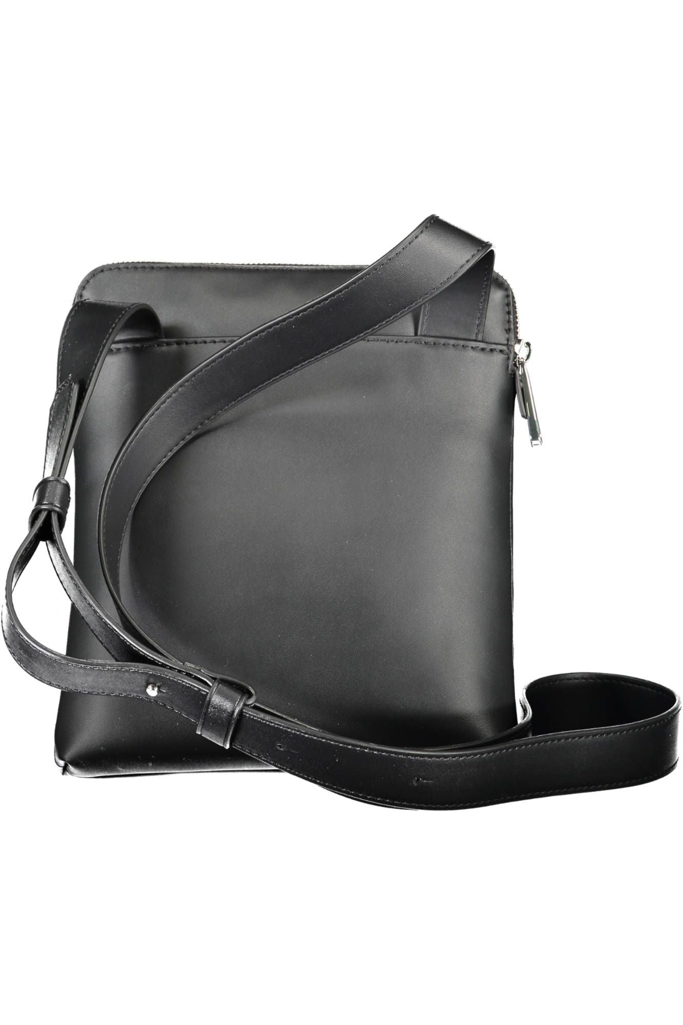 Black Polyester Men Shoulder Bag - GLAMHUB BOUTIQUE 