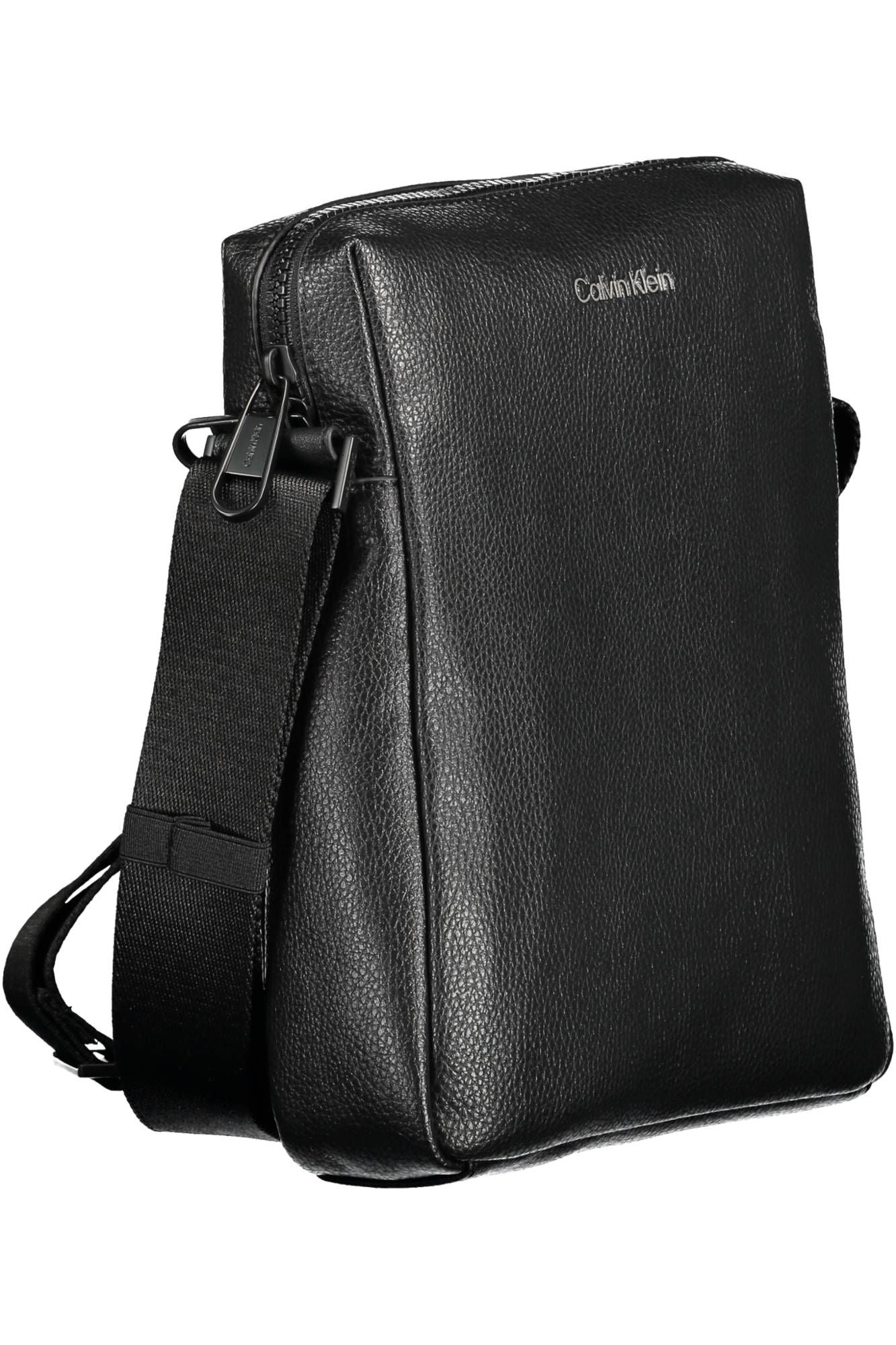 Black Polyester Men Shoulder Bag - GLAMHUB BOUTIQUE 