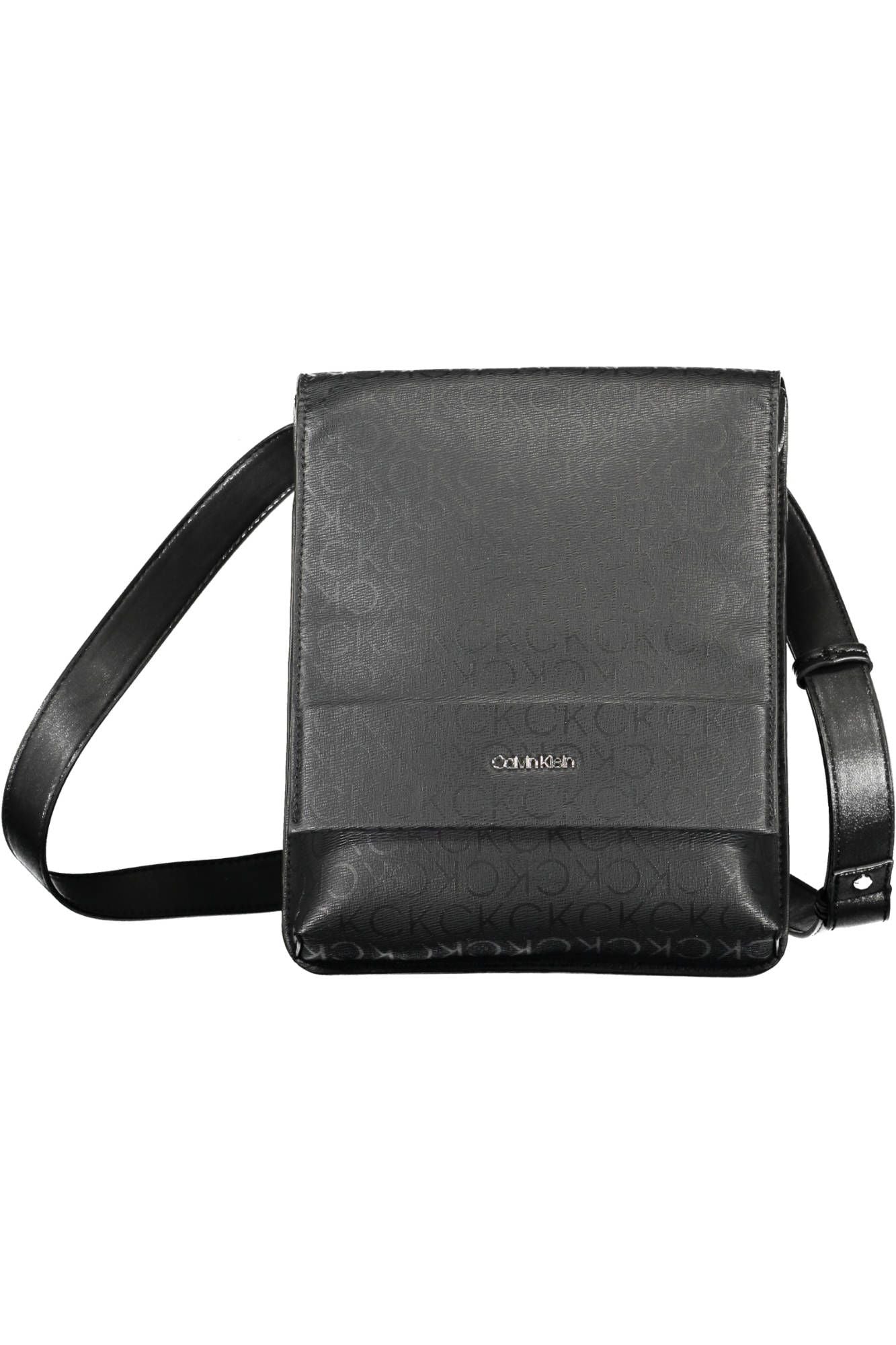 Black Polyester Men Shoulder Bag - GLAMHUB BOUTIQUE 