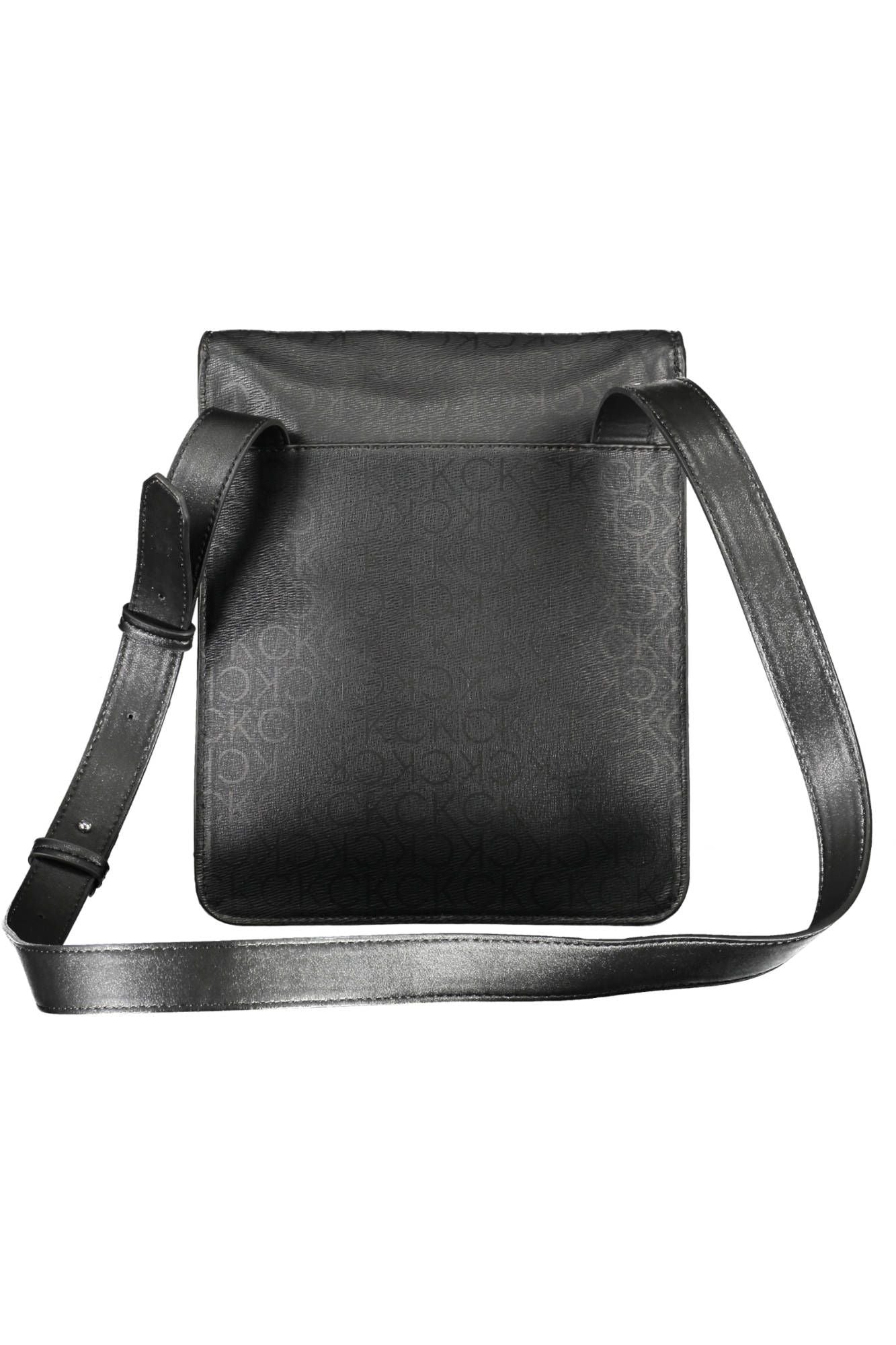 Black Polyester Men Shoulder Bag - GLAMHUB BOUTIQUE 