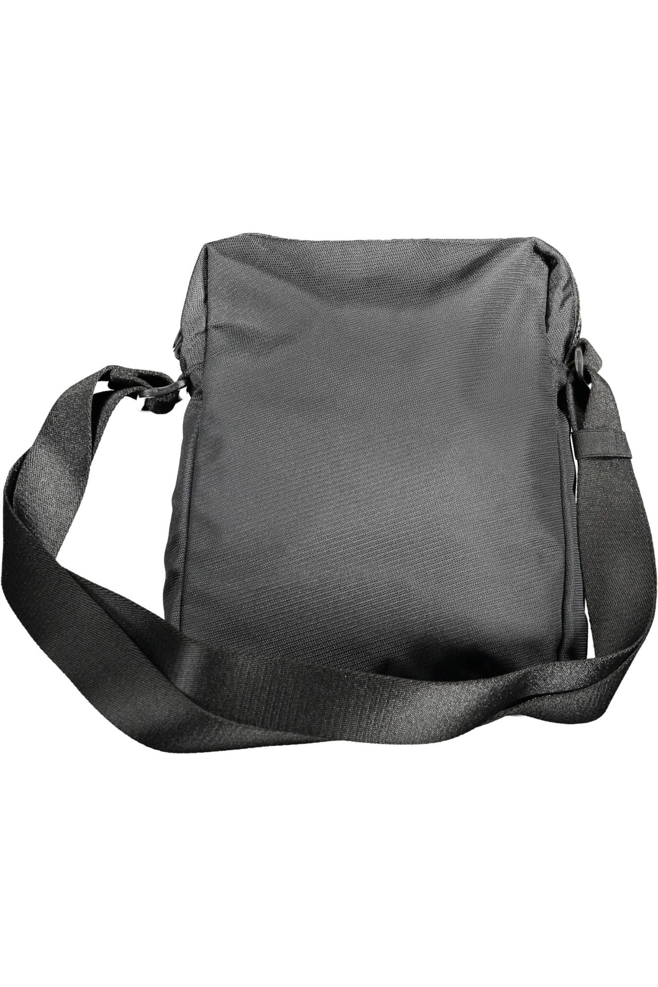 Black Polyester Men Shoulder Bag - GLAMHUB BOUTIQUE 