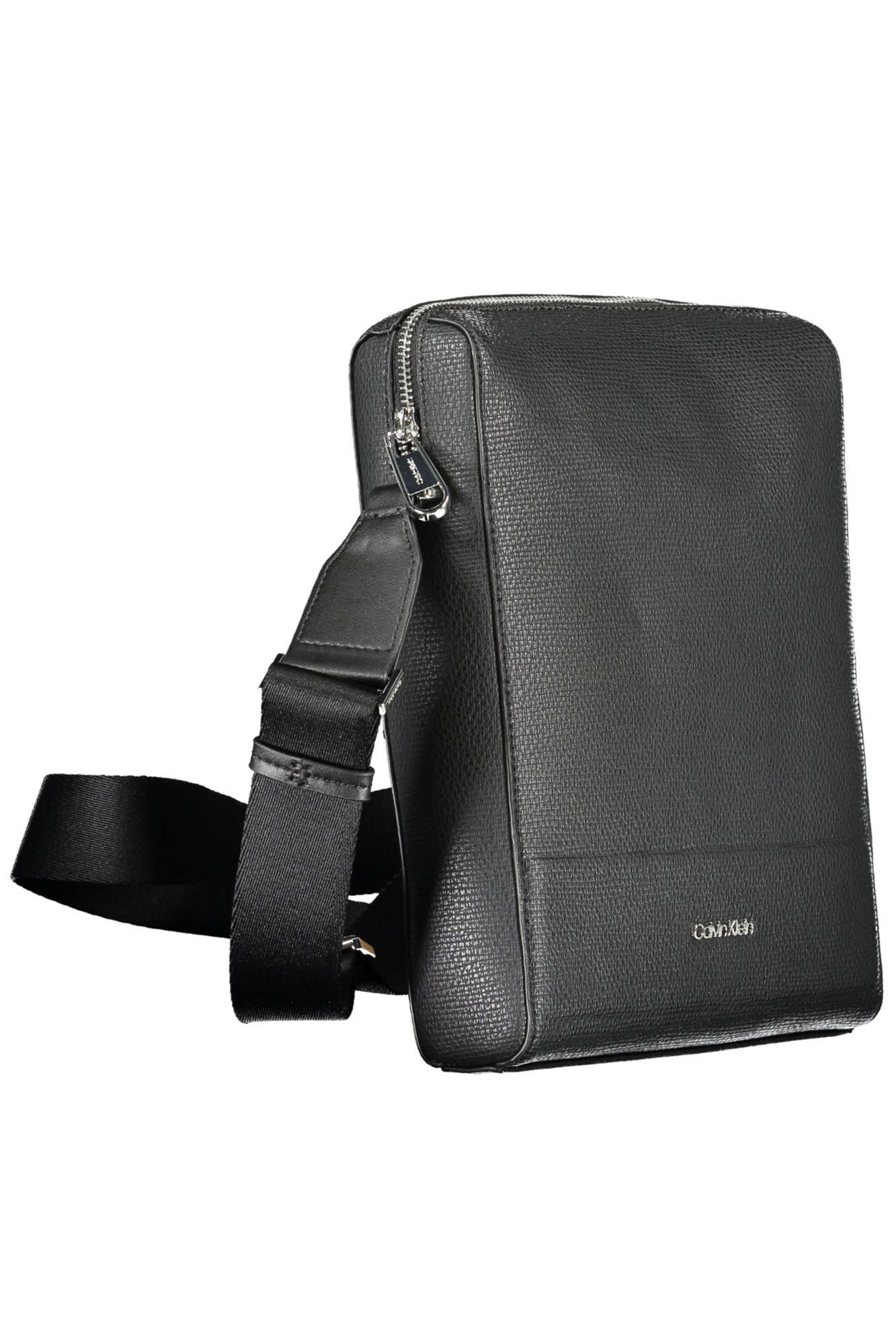 Black Polyester Mens Shoulder Bag - GLAMHUB BOUTIQUE 