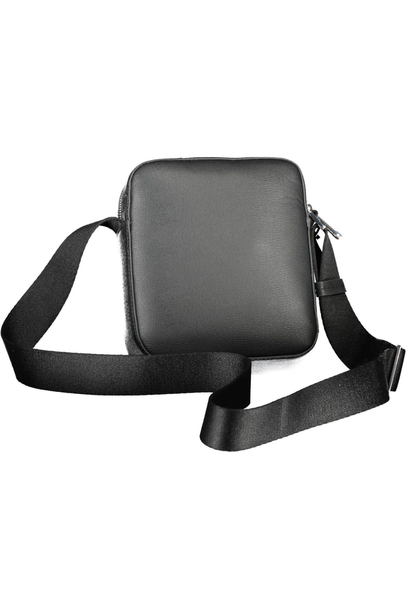 Black Polyester Men Shoulder Bag - GLAMHUB BOUTIQUE 